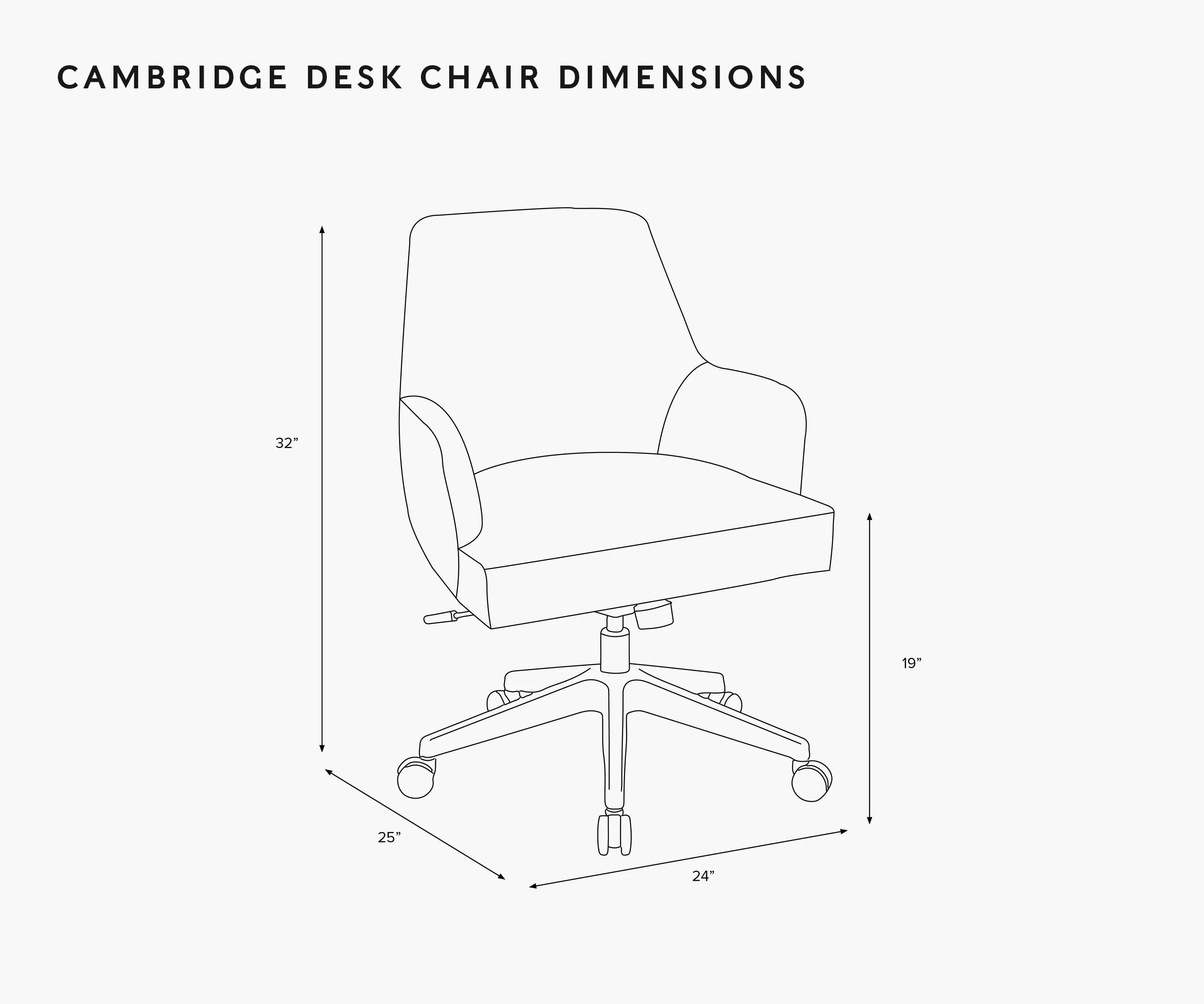 Cambridge Desk Chair - Bramble - Image 10