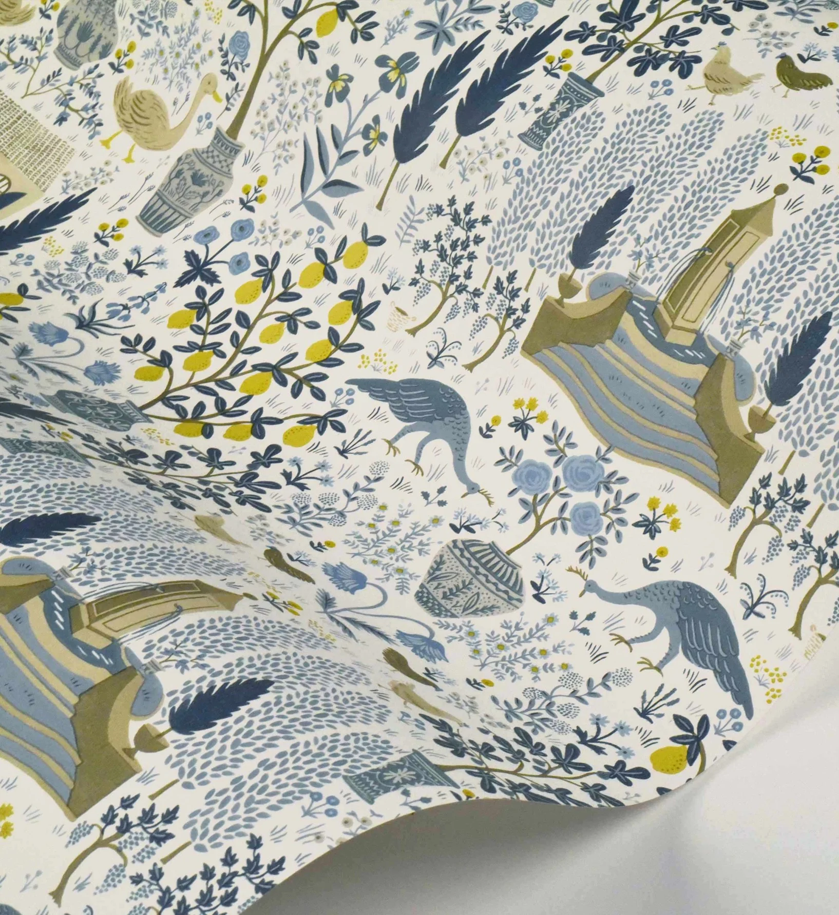 Camont Wallpaper - Indigo - Image 3