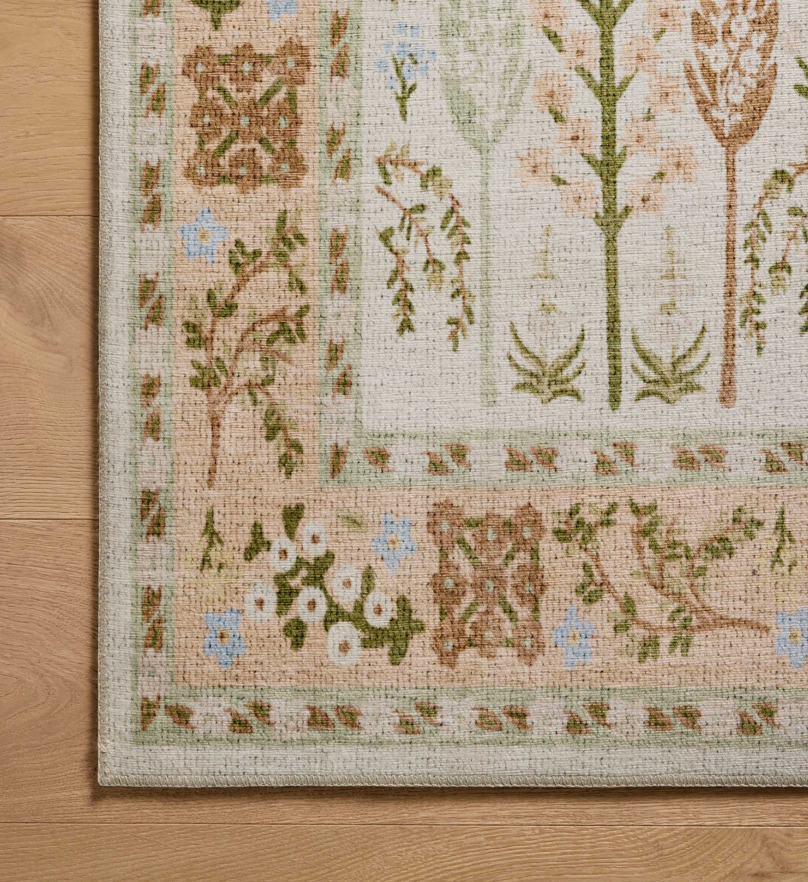 Canopy Bough Printed Rug - Cream - Image 3