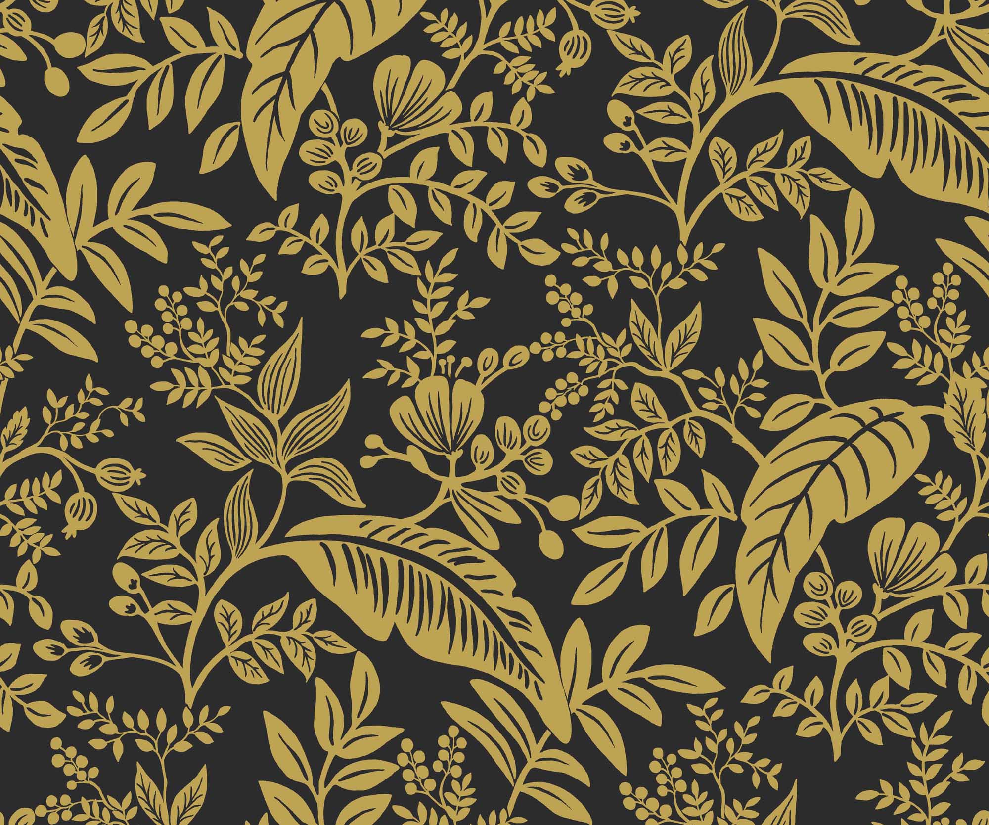 Canopy Wallpaper - Metallic Gold & Black - Image 2