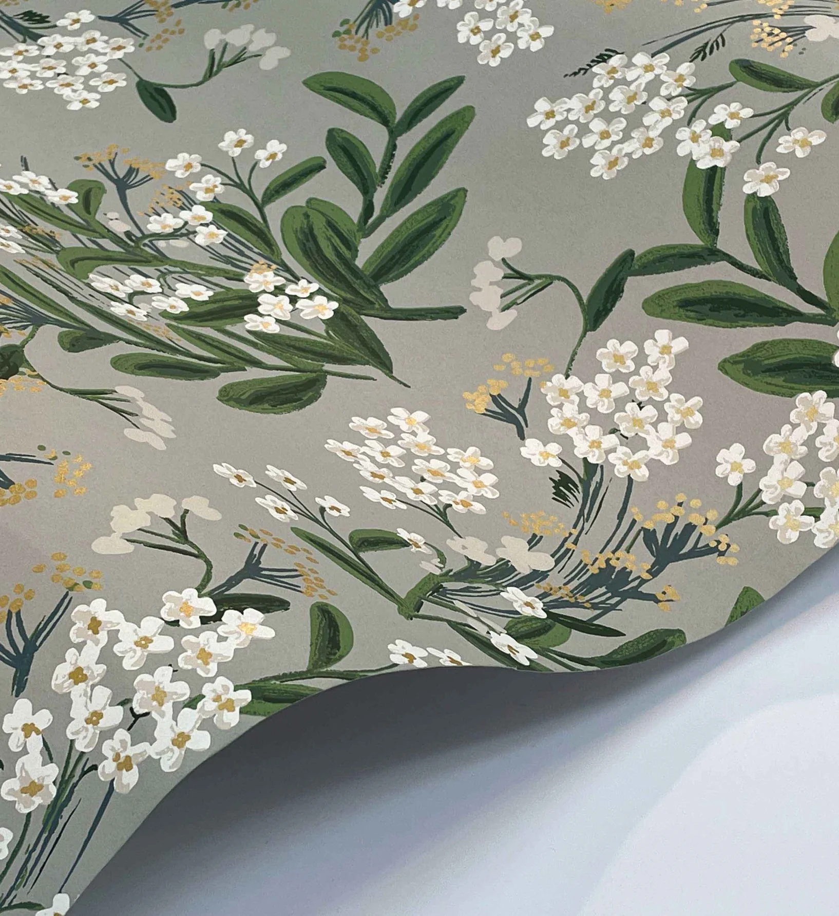 Cornflower Wallpaper - Grey - Image 3