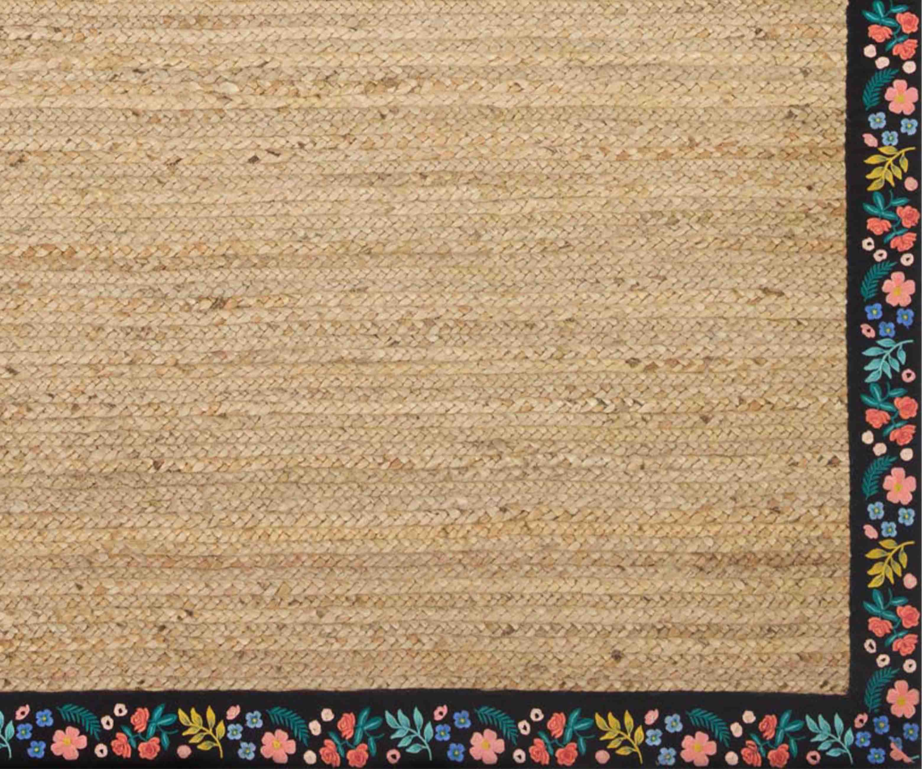 Costa Wildwood Jute Rug - Natural & Black - Image 5