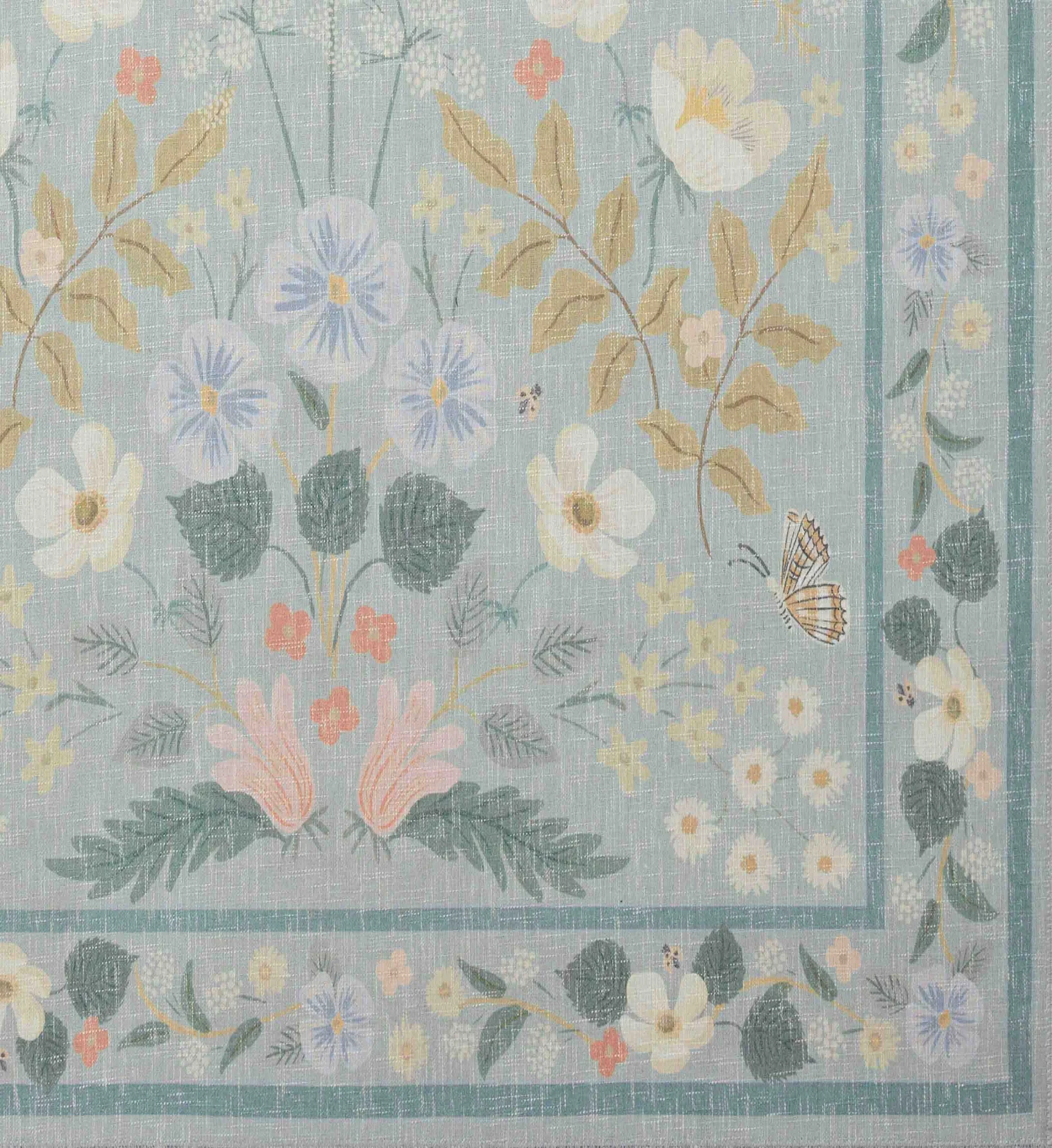 Cotswolds Willow Power Loomed Rug - Sky - Image 3
