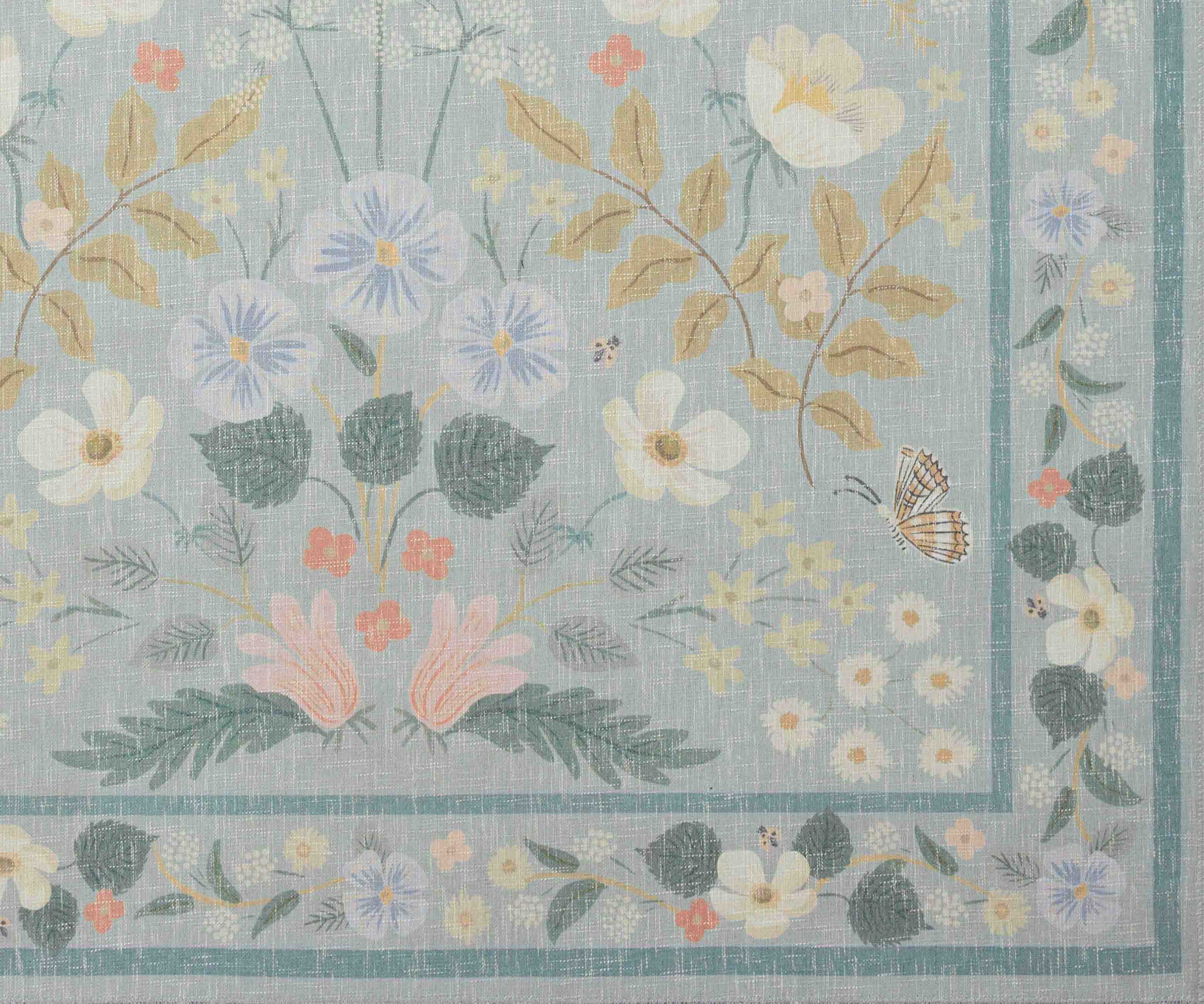 Cotswolds Willow Power Loomed Rug - Sky - Image 9