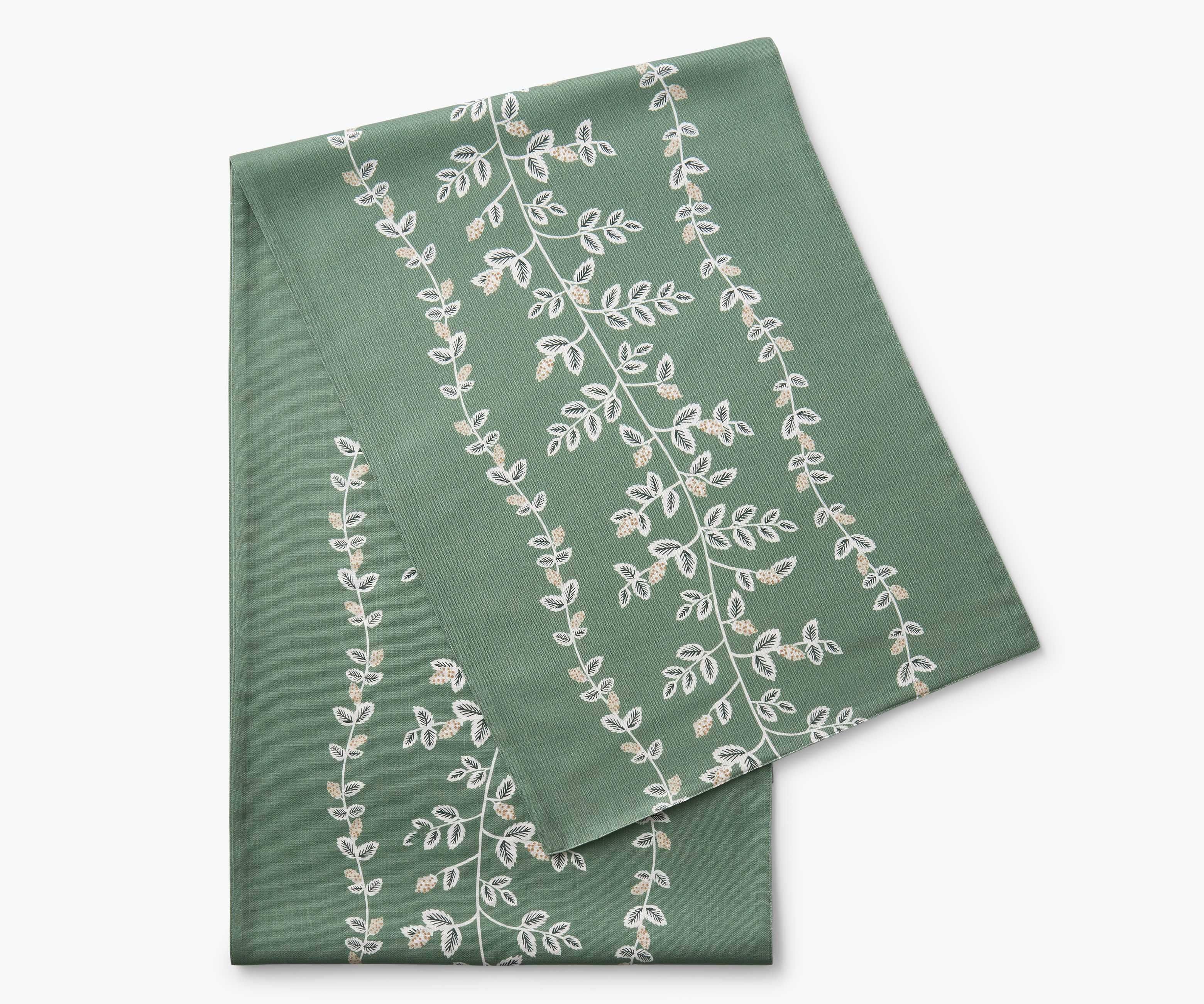 Cotton Table Runner - Climbing Vines - Image 3