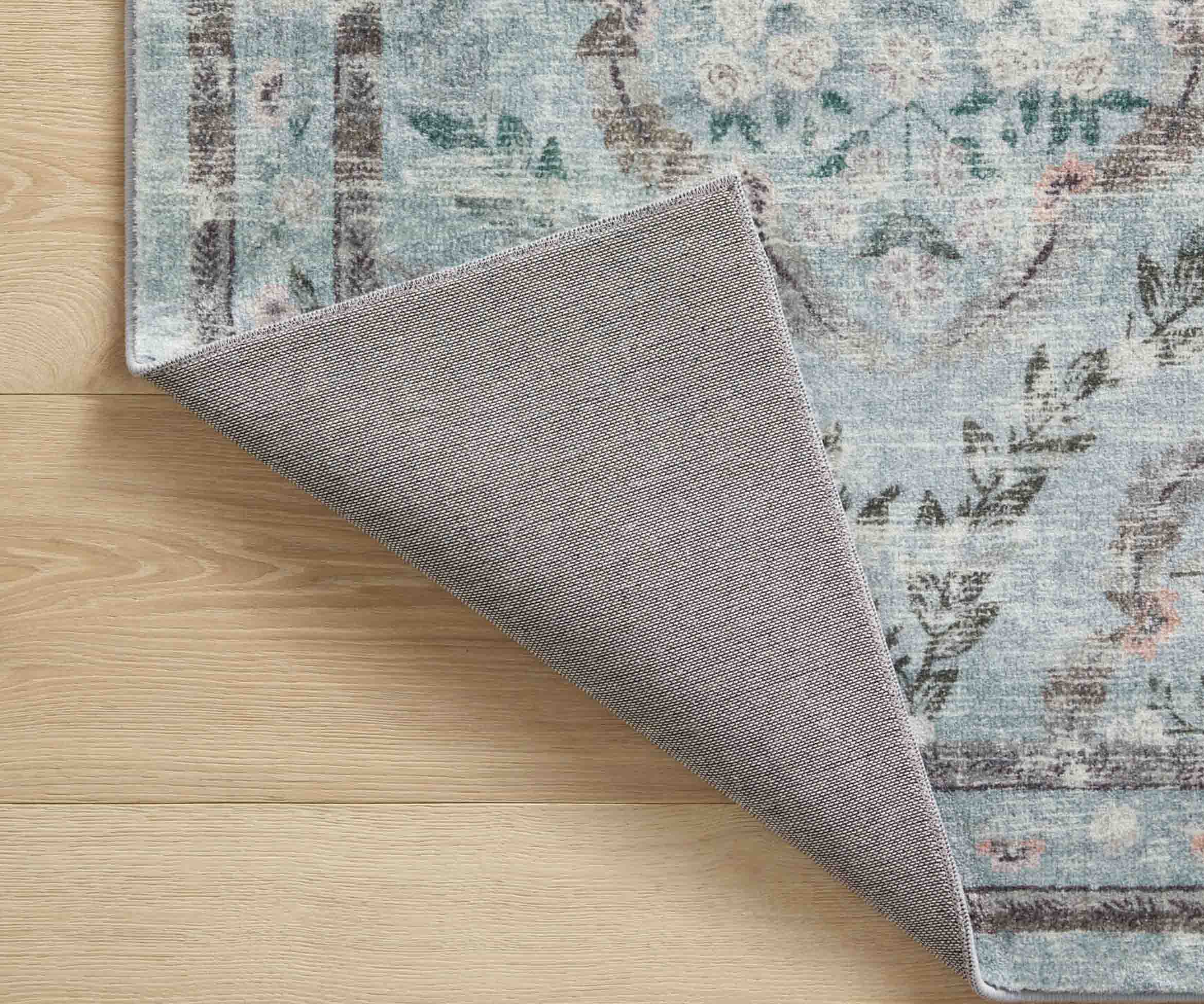 Courtyard Chateau Printed Rug - Blue - Image 13