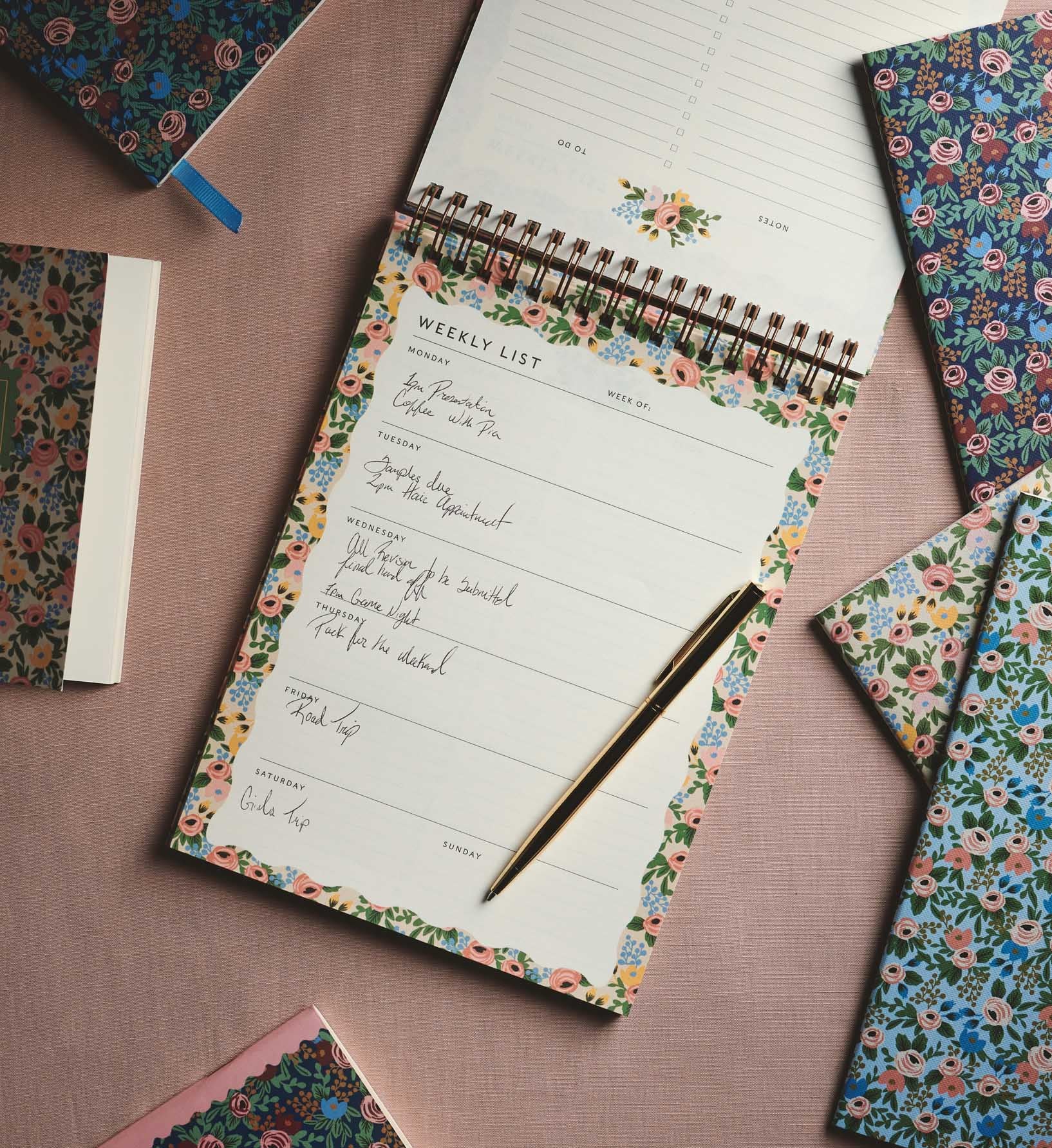 Desktop Weekly Planner - Rosa - Image 2