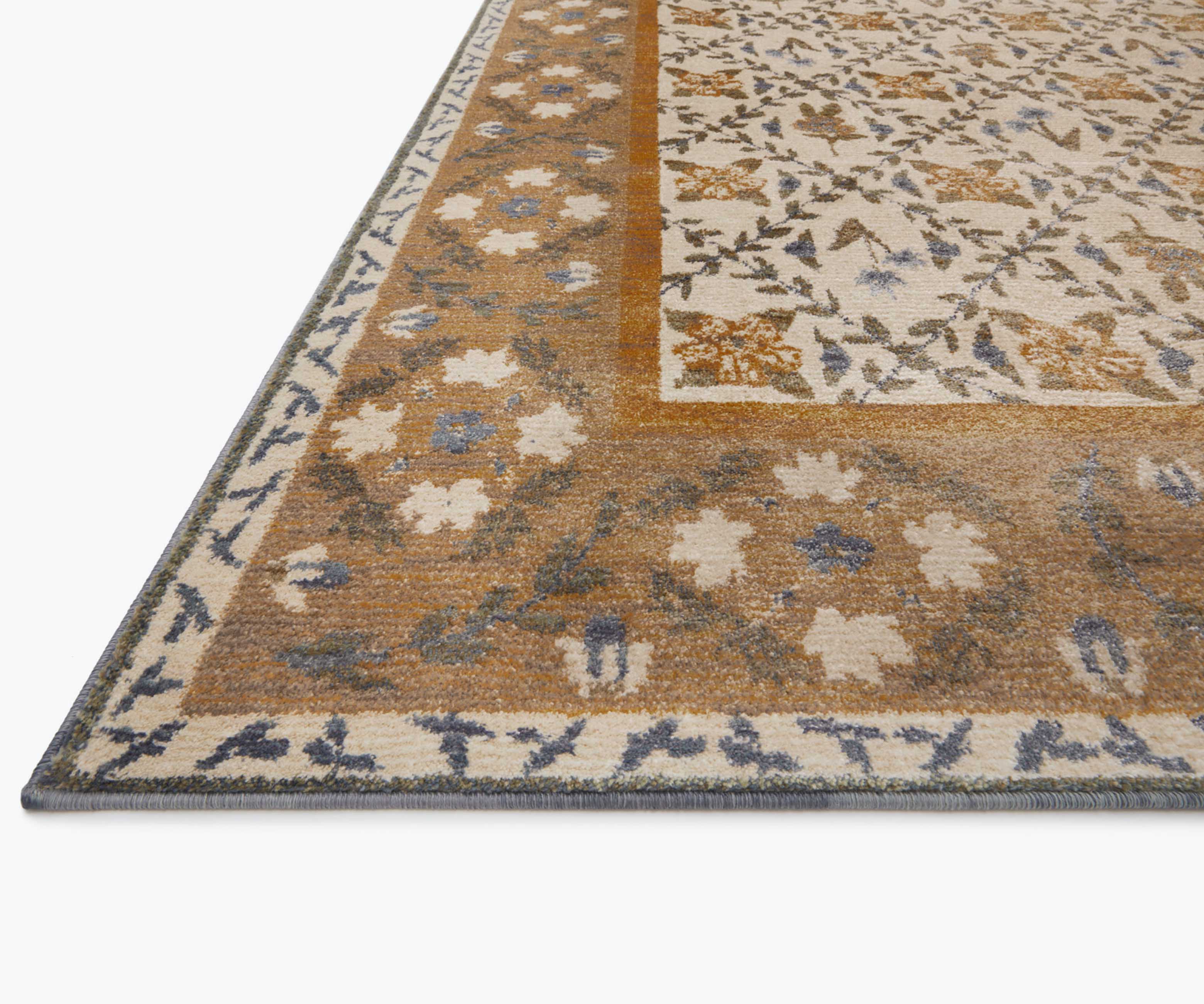 Fiore Belvedere Power-Loomed Rug - Gold - Image 2