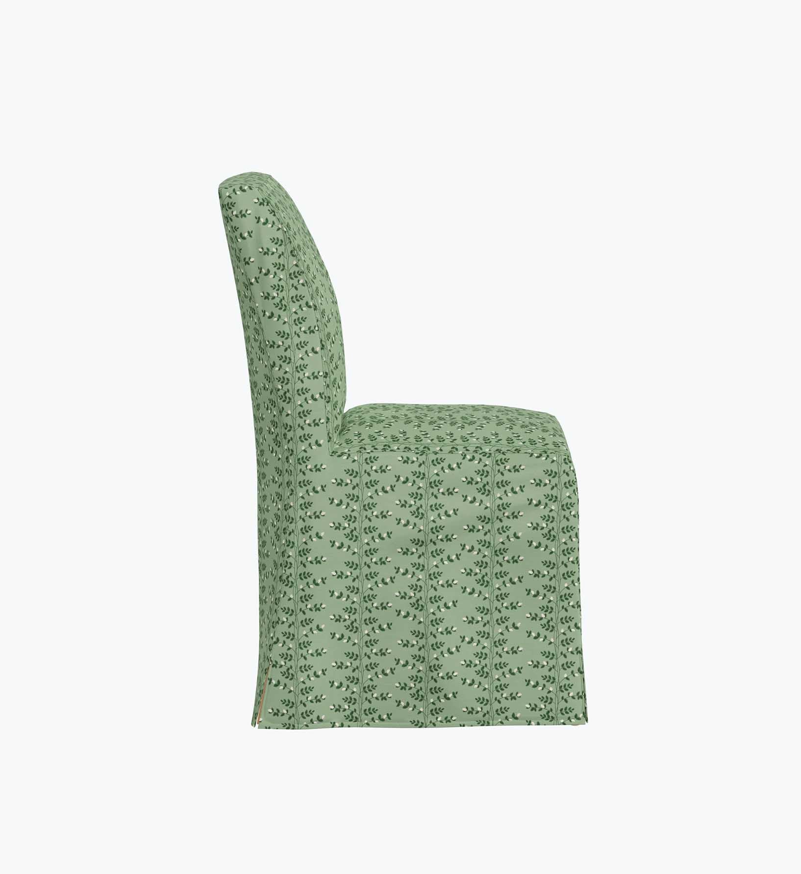 Frances Slipcover Dining Chair - Climbing Vines - Image 4