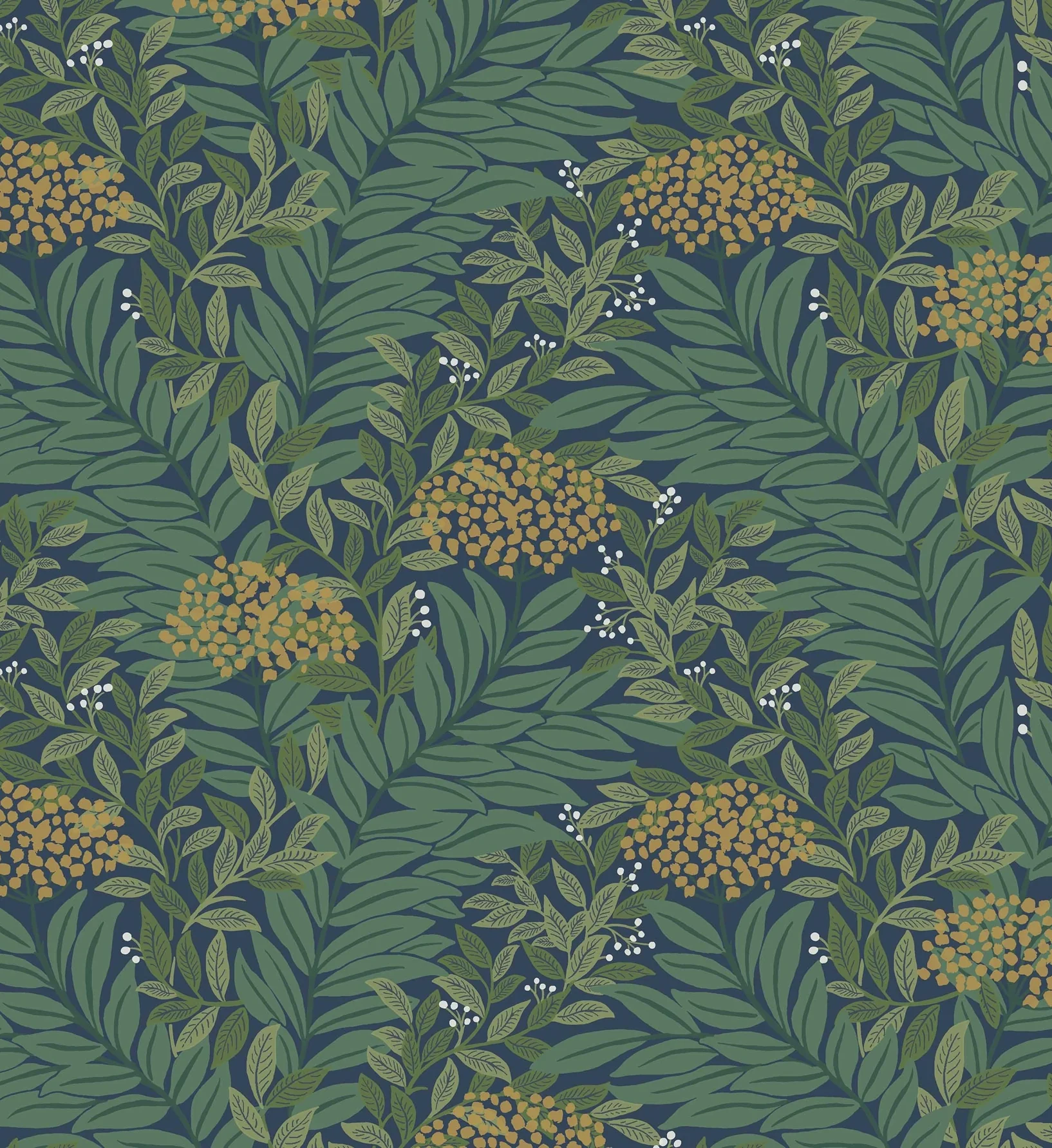 Highgrove Wallpaper - Navy - Image 3