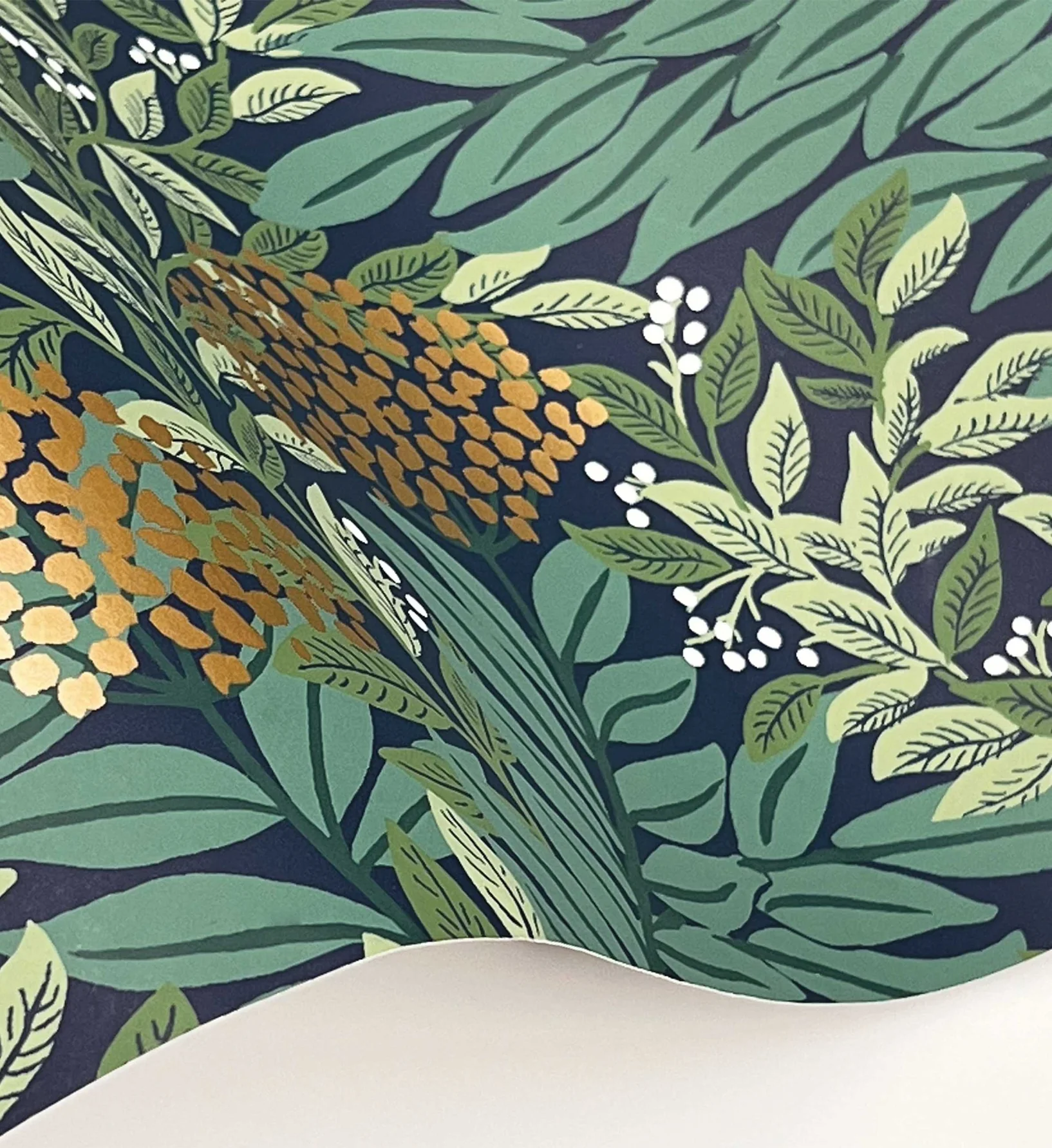 Highgrove Wallpaper - Navy - Image 4