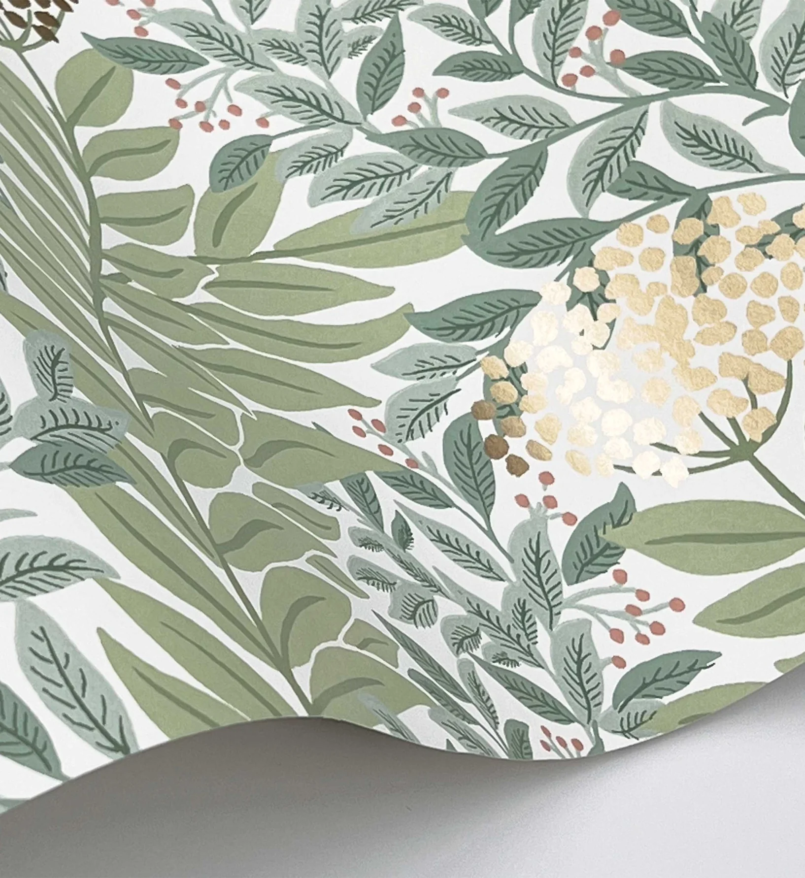Highgrove Wallpaper - White - Image 4