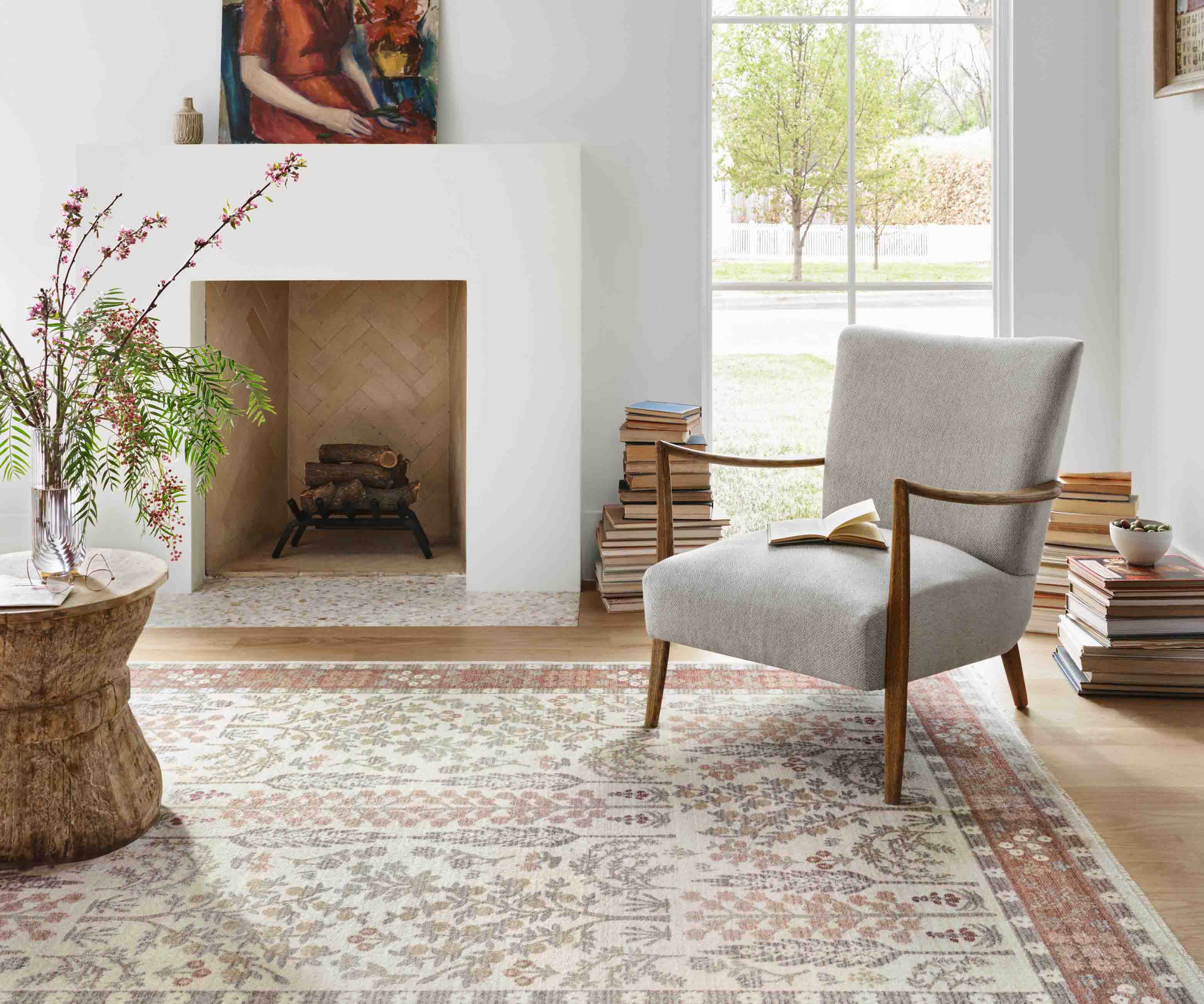 Holland Fenna Power-Loomed Rug - Rust - Image 4