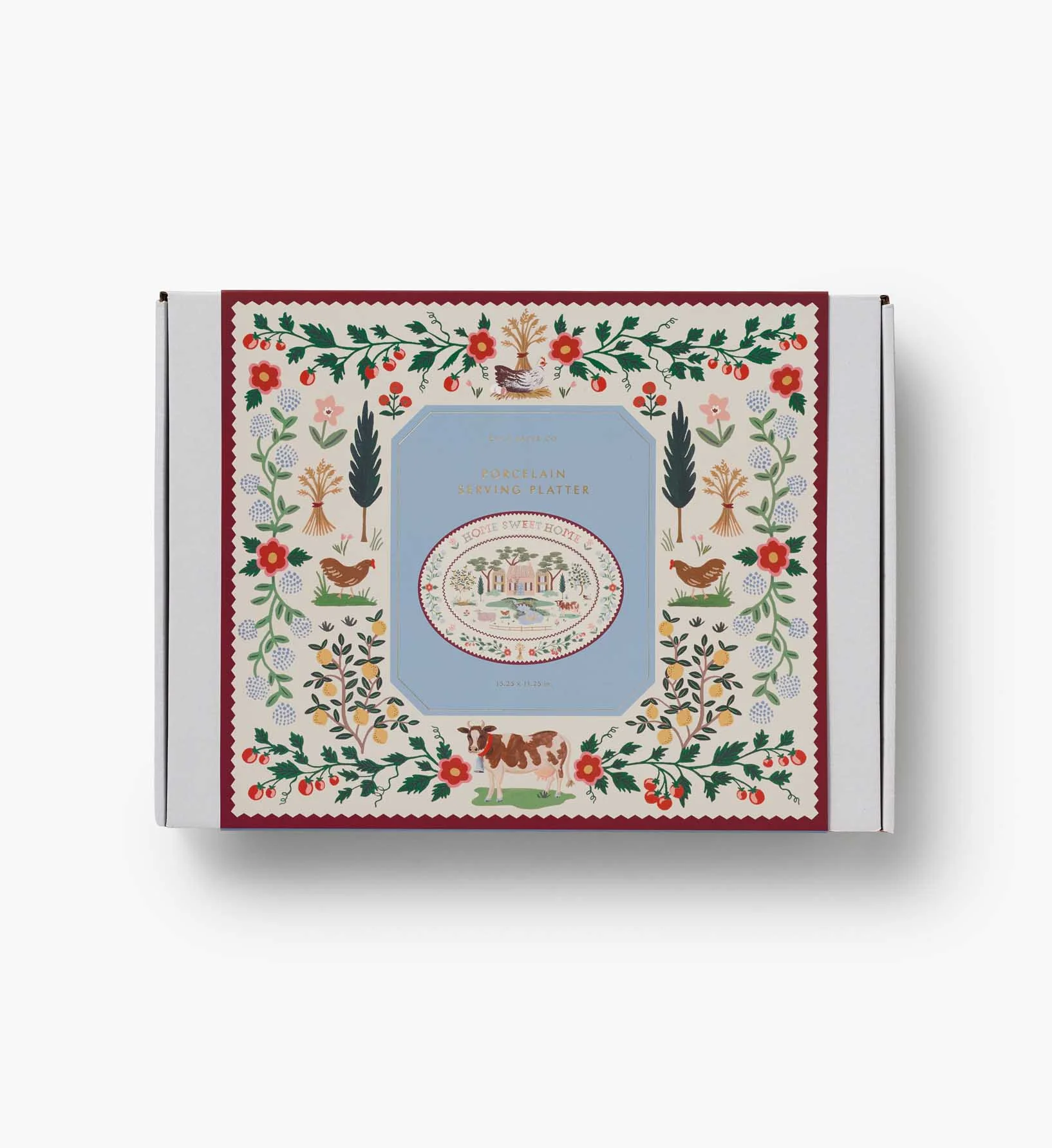 Large Porcelain Serving Platter - Home Sweet Home - Image 5
