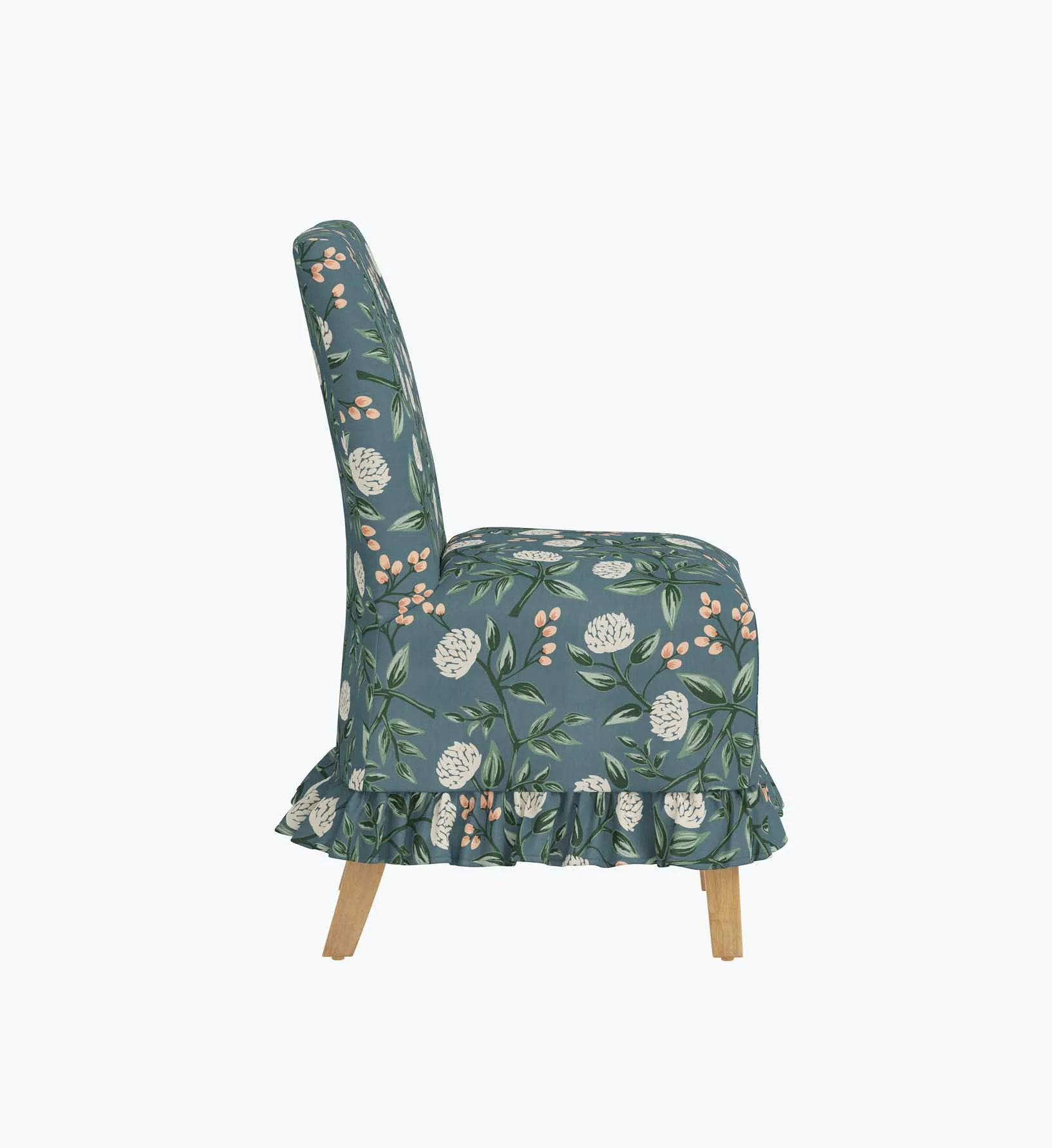 Louise Slipcover Dining Chair - Peonies - Image 3