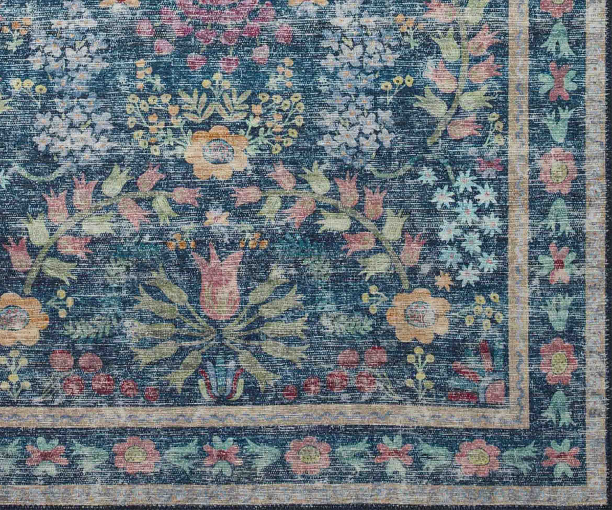 Maison Frances Power Loomed Rug - Blue Multi - Image 5