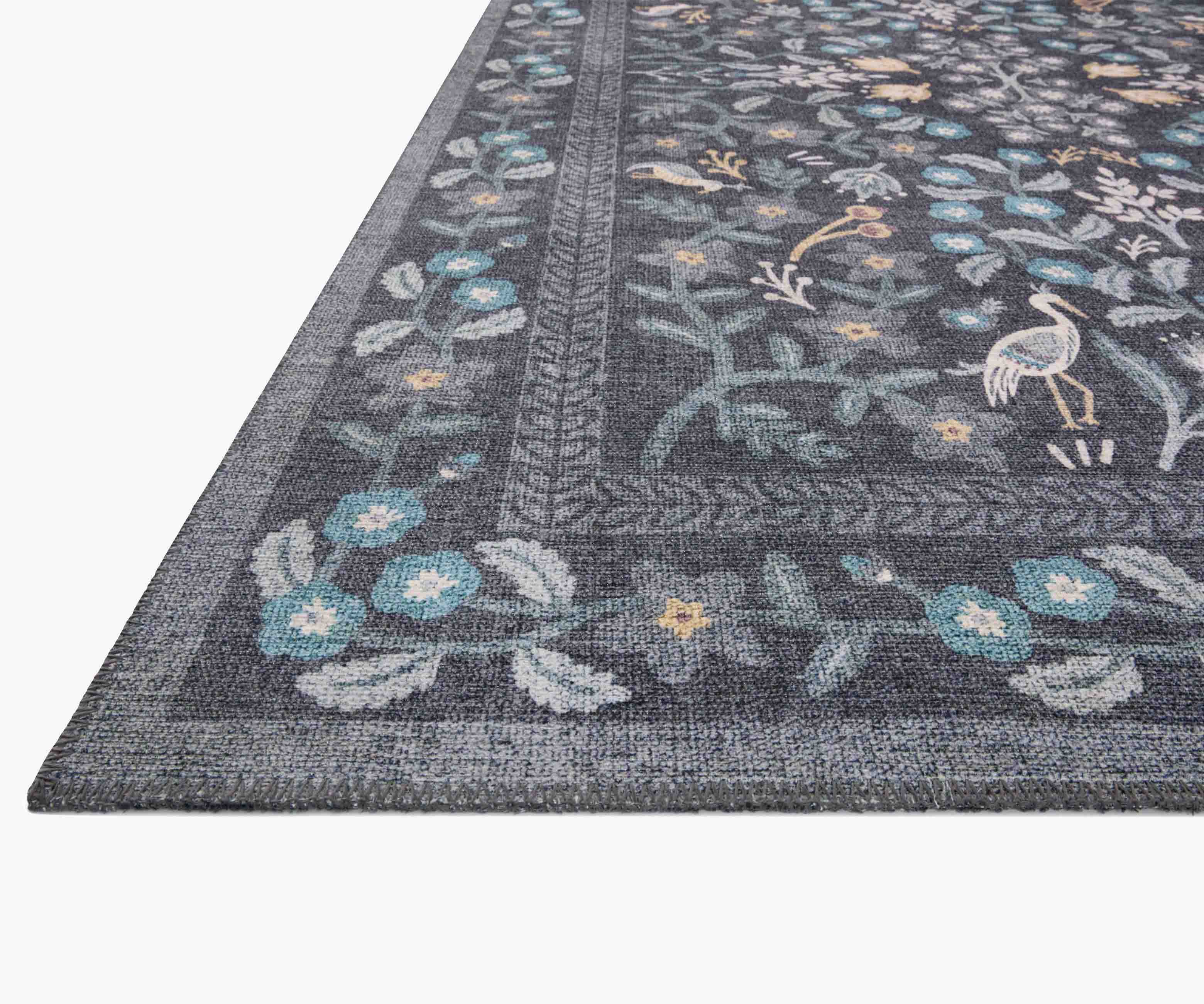 Maison Nightingale Power Loomed Rug - Black - Image 3