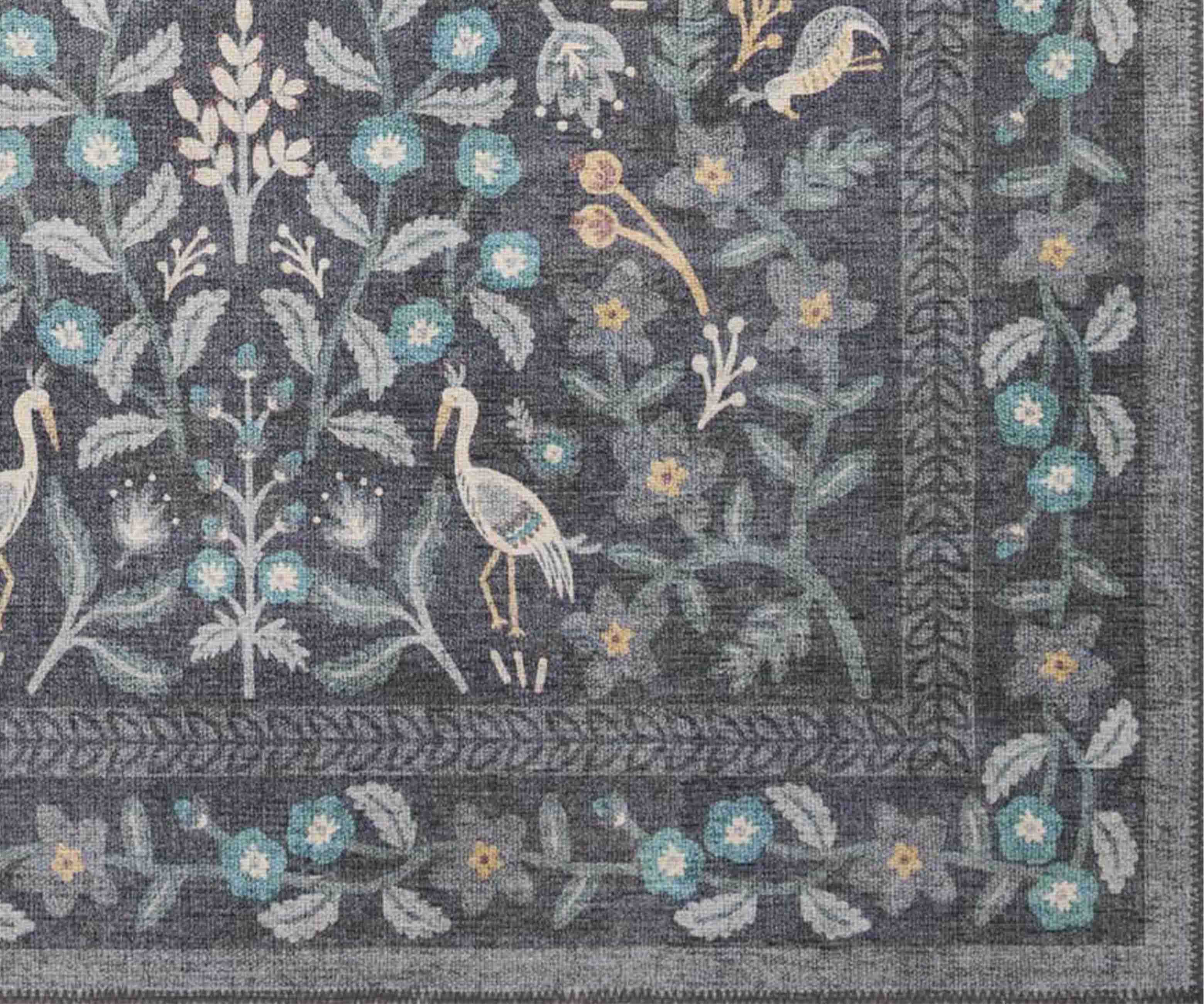 Maison Nightingale Power Loomed Rug - Black - Image 4