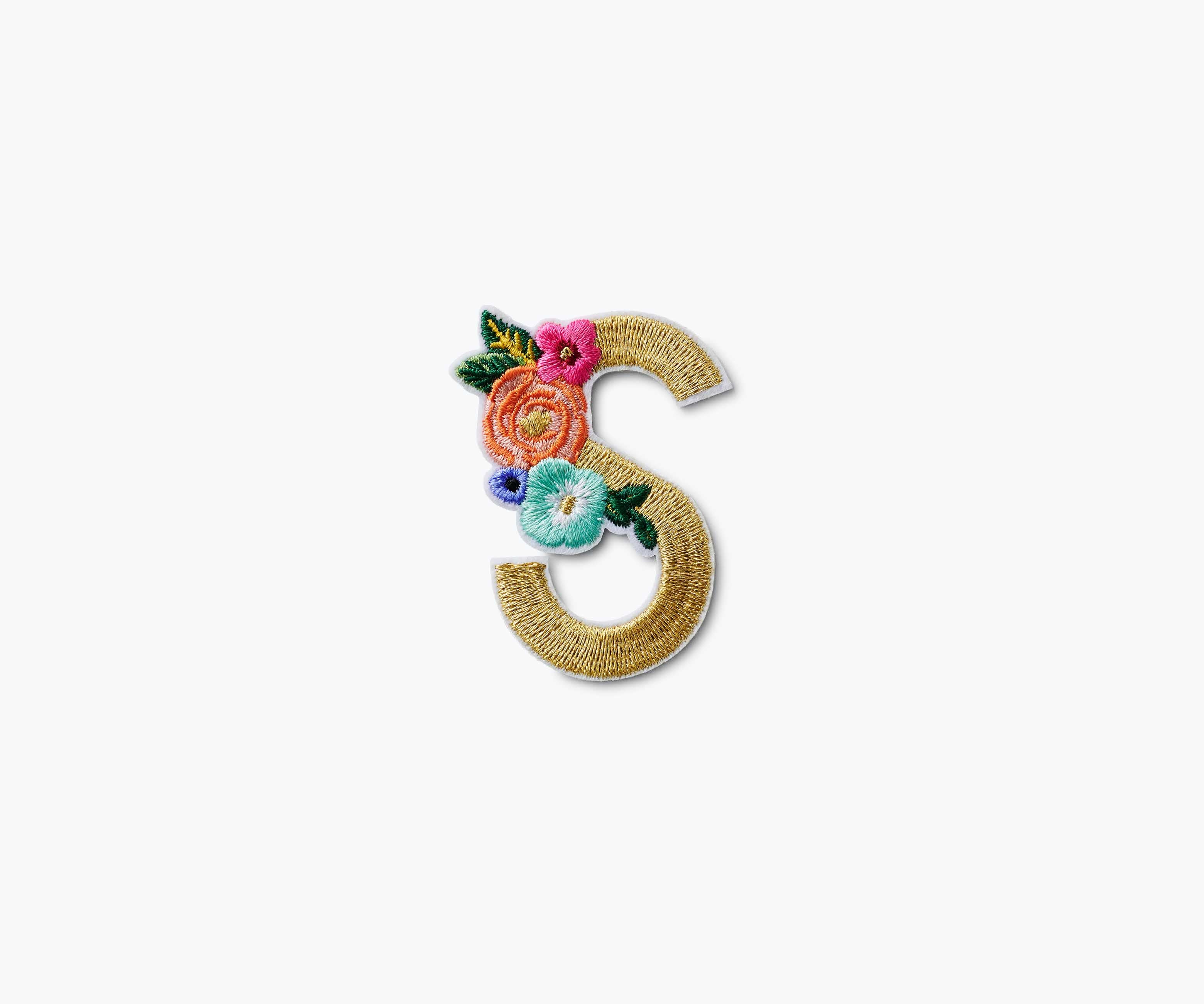 Monogram Embroidered Sticker Patch - Image 24