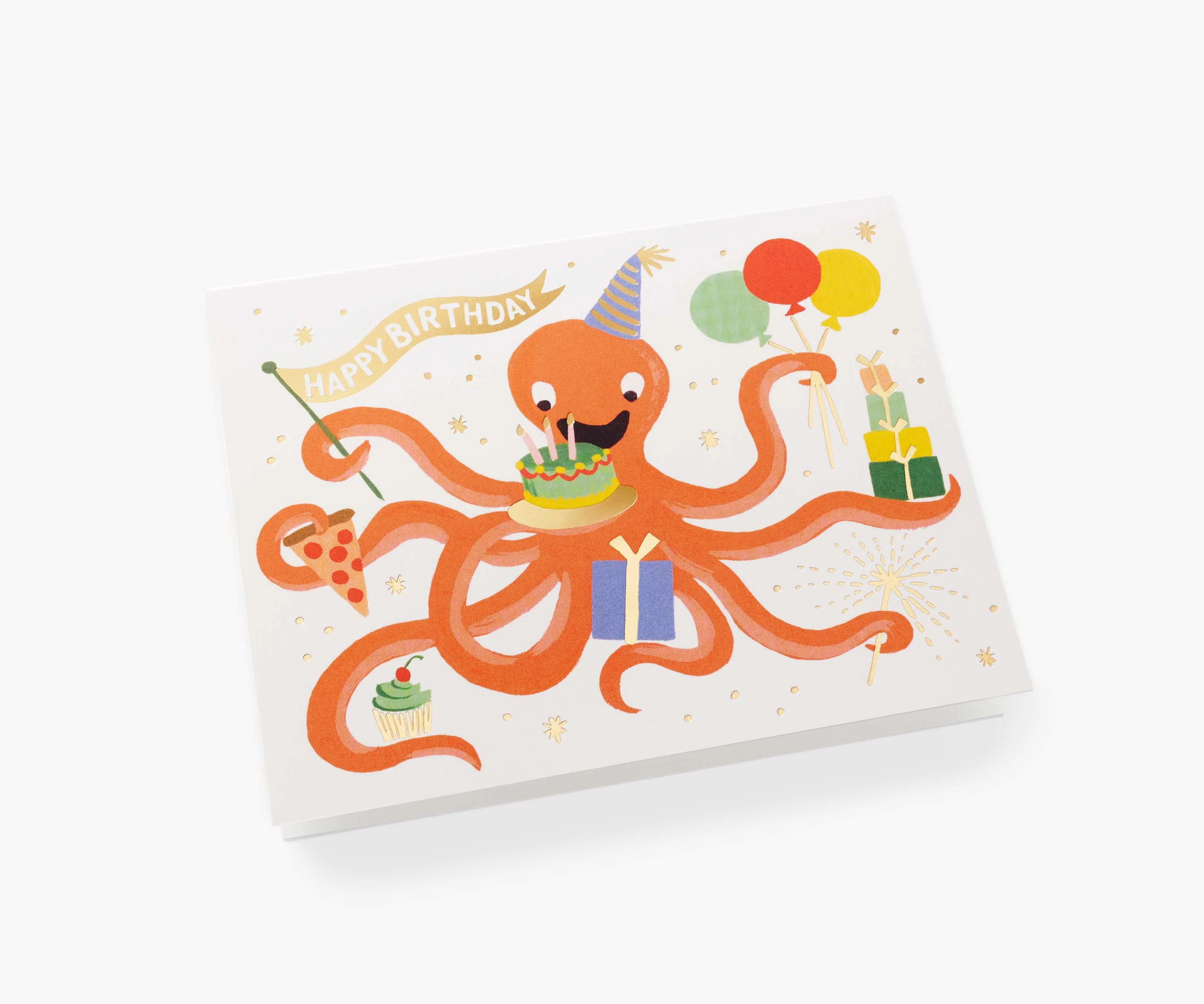 Octopus Birthday Greeting Card - Image 2