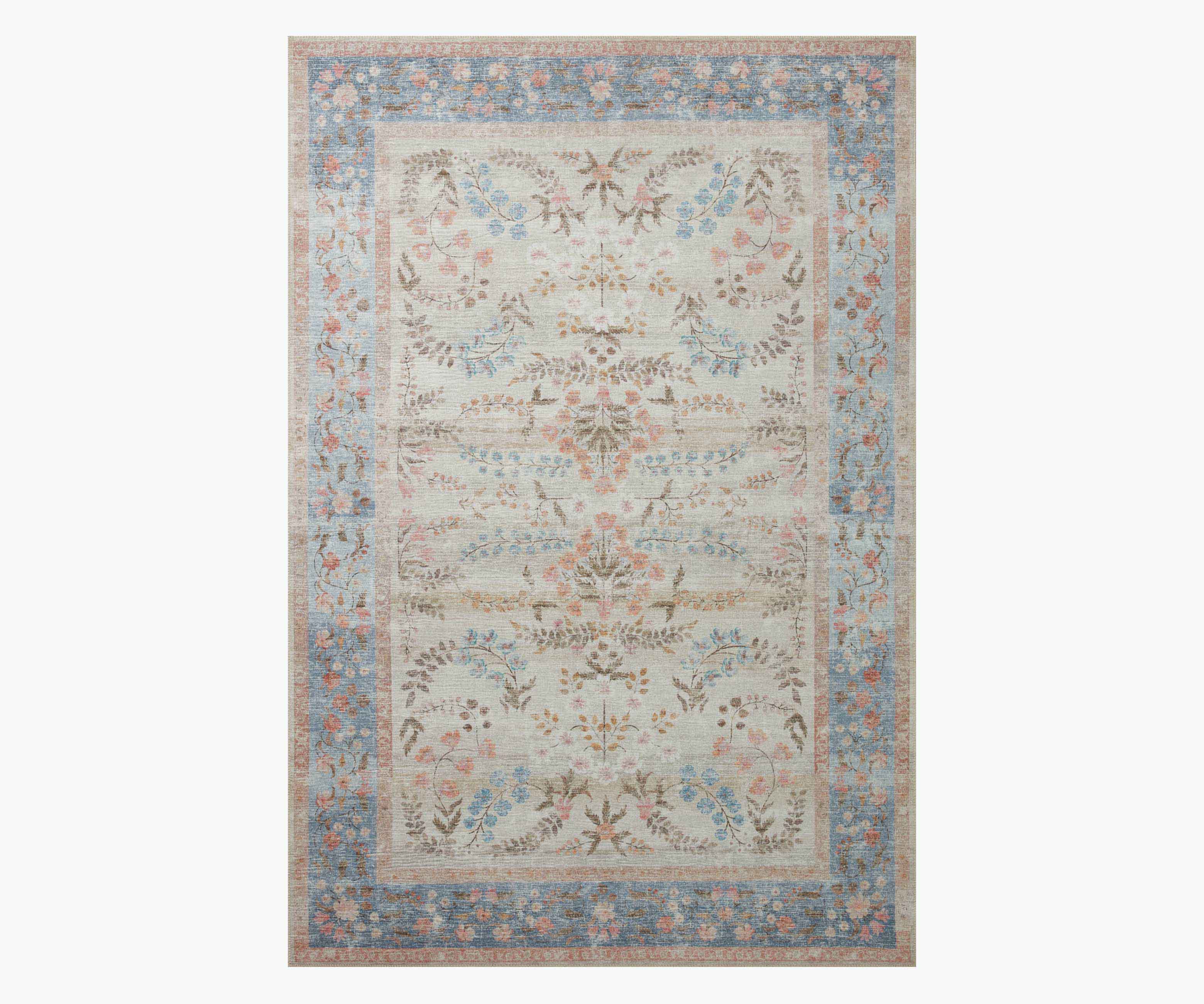 Palais Kensington Printed Rug - Light Blue - Image 8