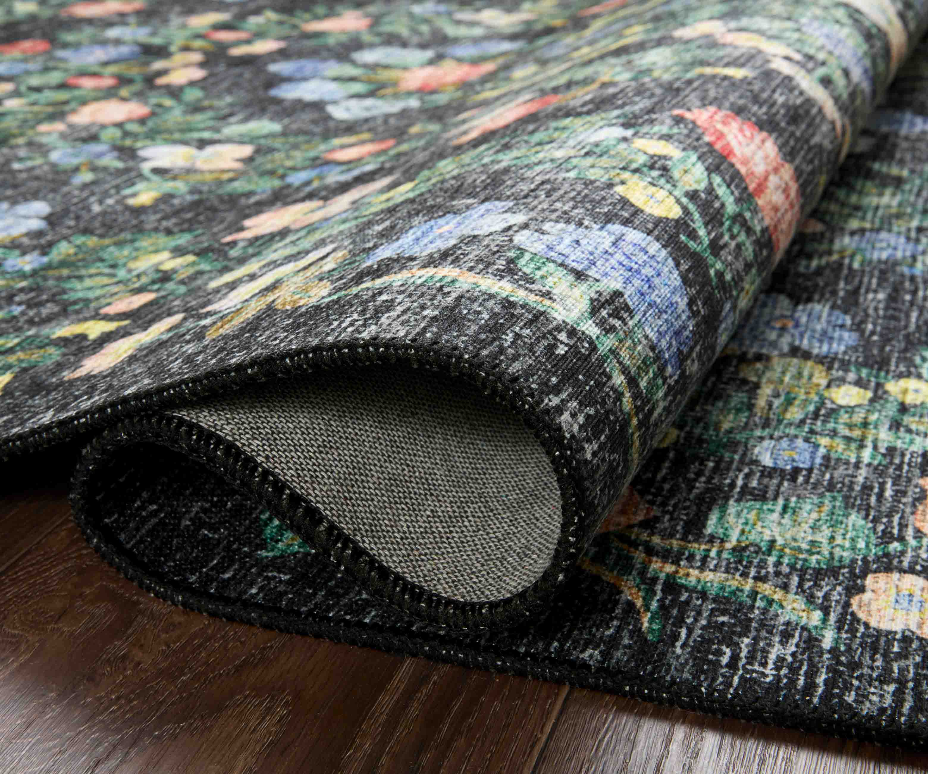 Palais Windsor Printed Rug - Black - Image 10
