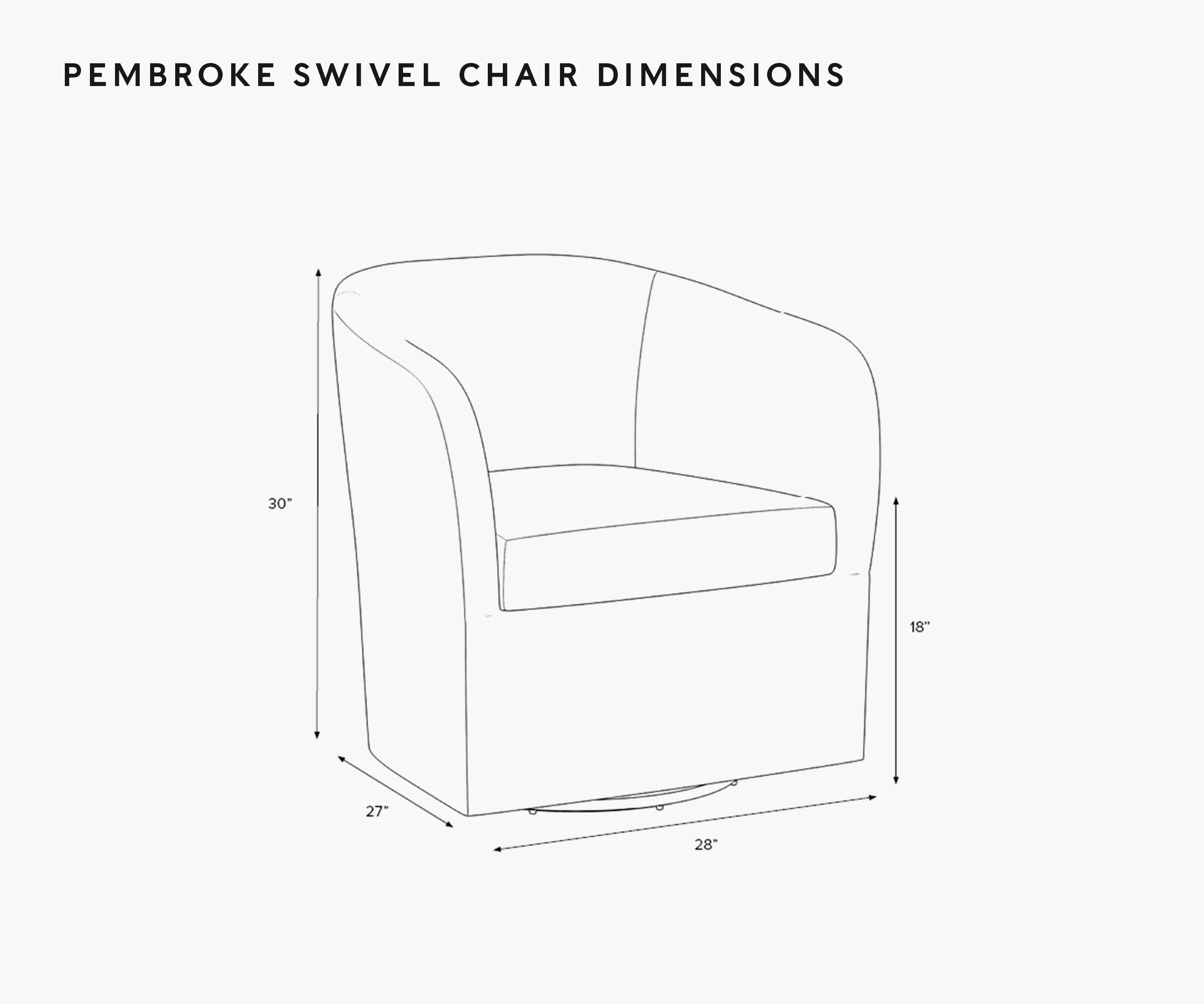 Pembroke Swivel Chair - Willowberry - Image 6