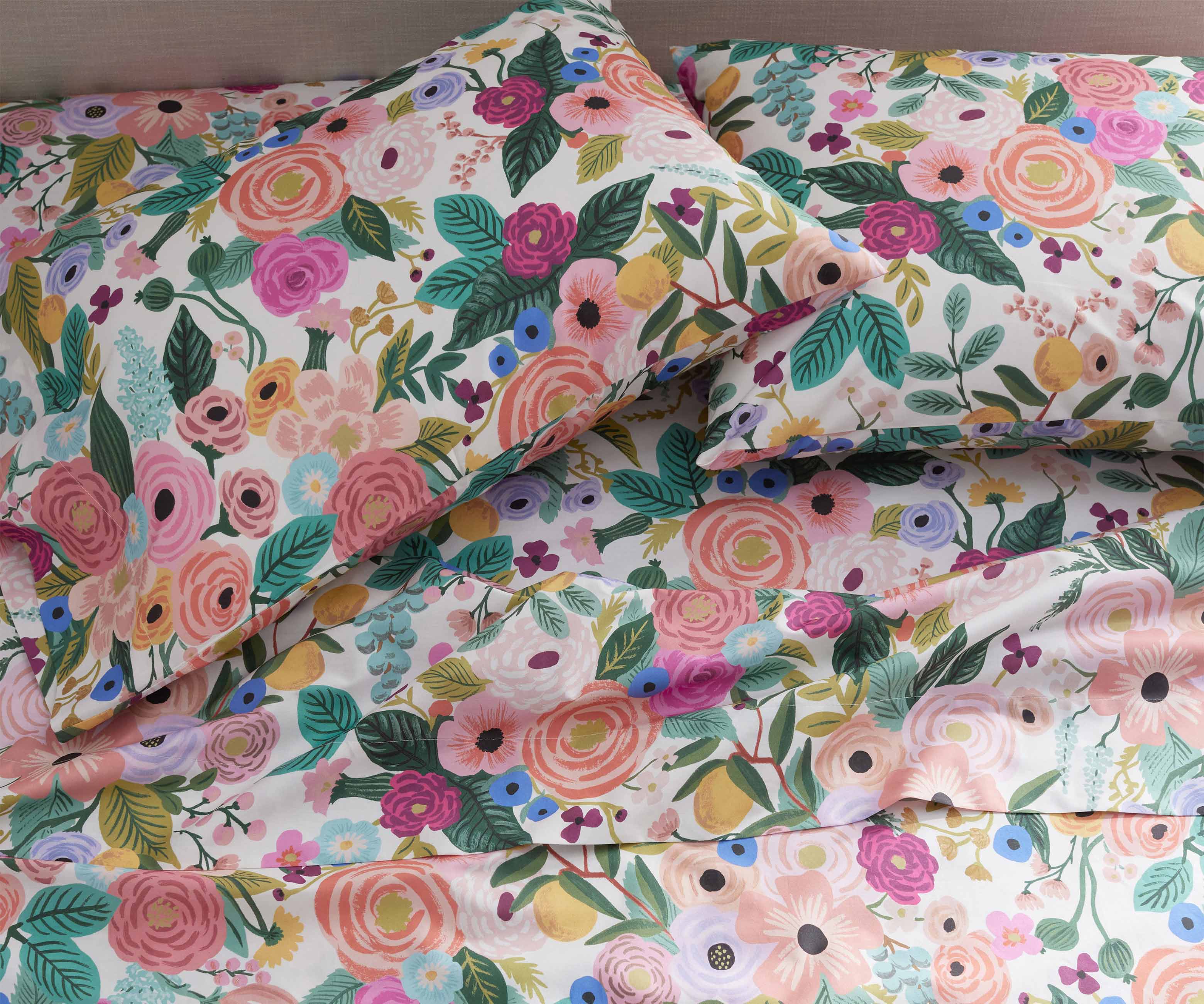 Percale Pillowcases - Garden Party - Image 3