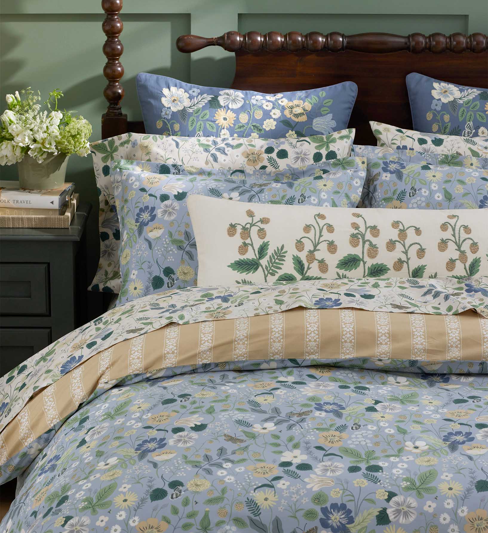 Percale Pillowcases - Strawberry Fields Beige - Image 3