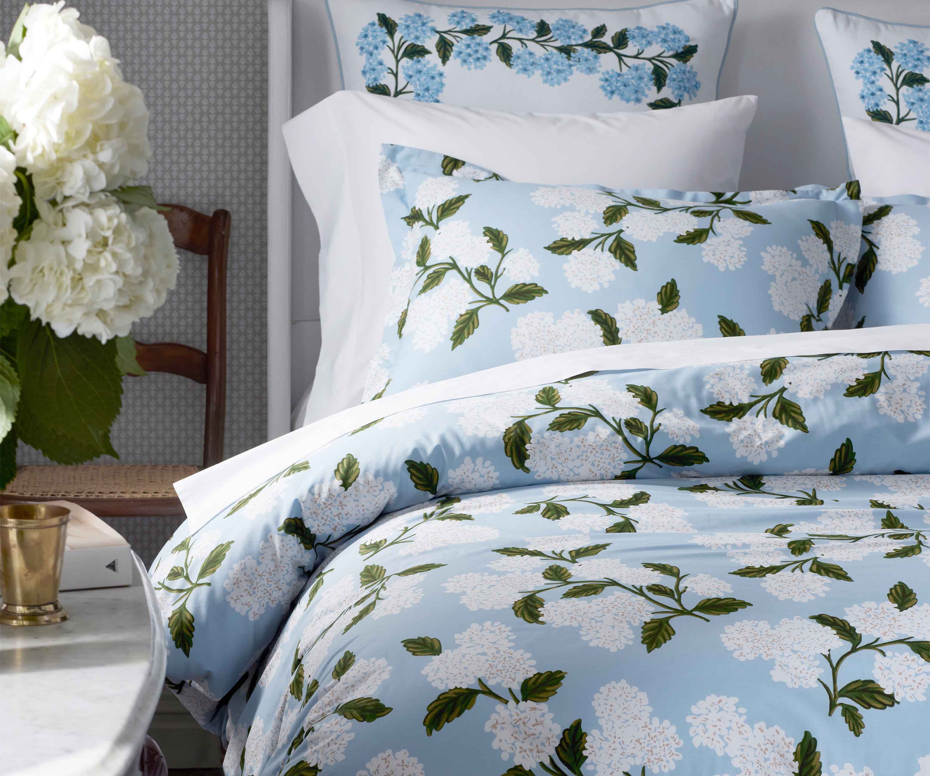 Percale Sham - Hydrangea - Image 3