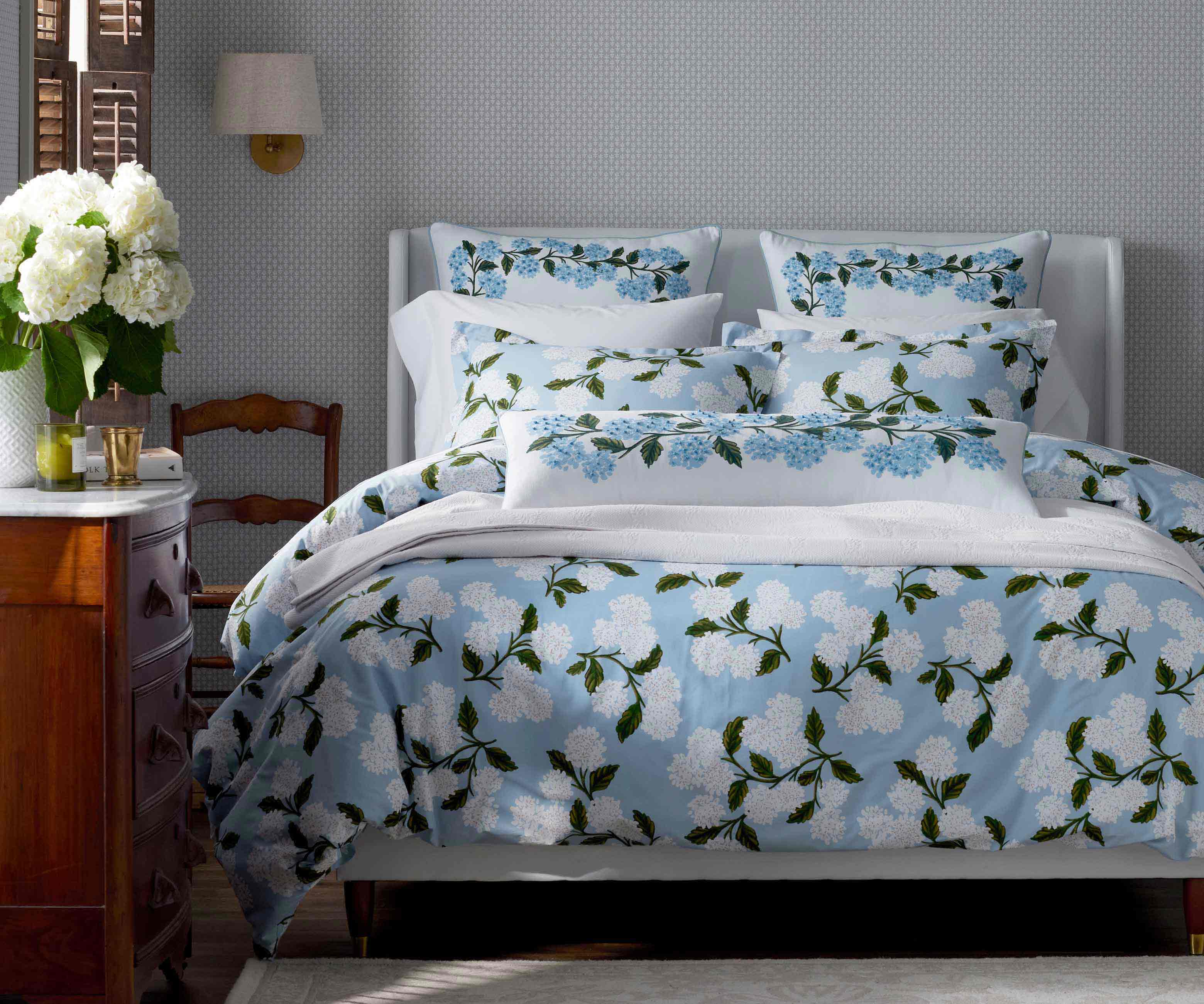 Percale Sham - Hydrangea - Image 4