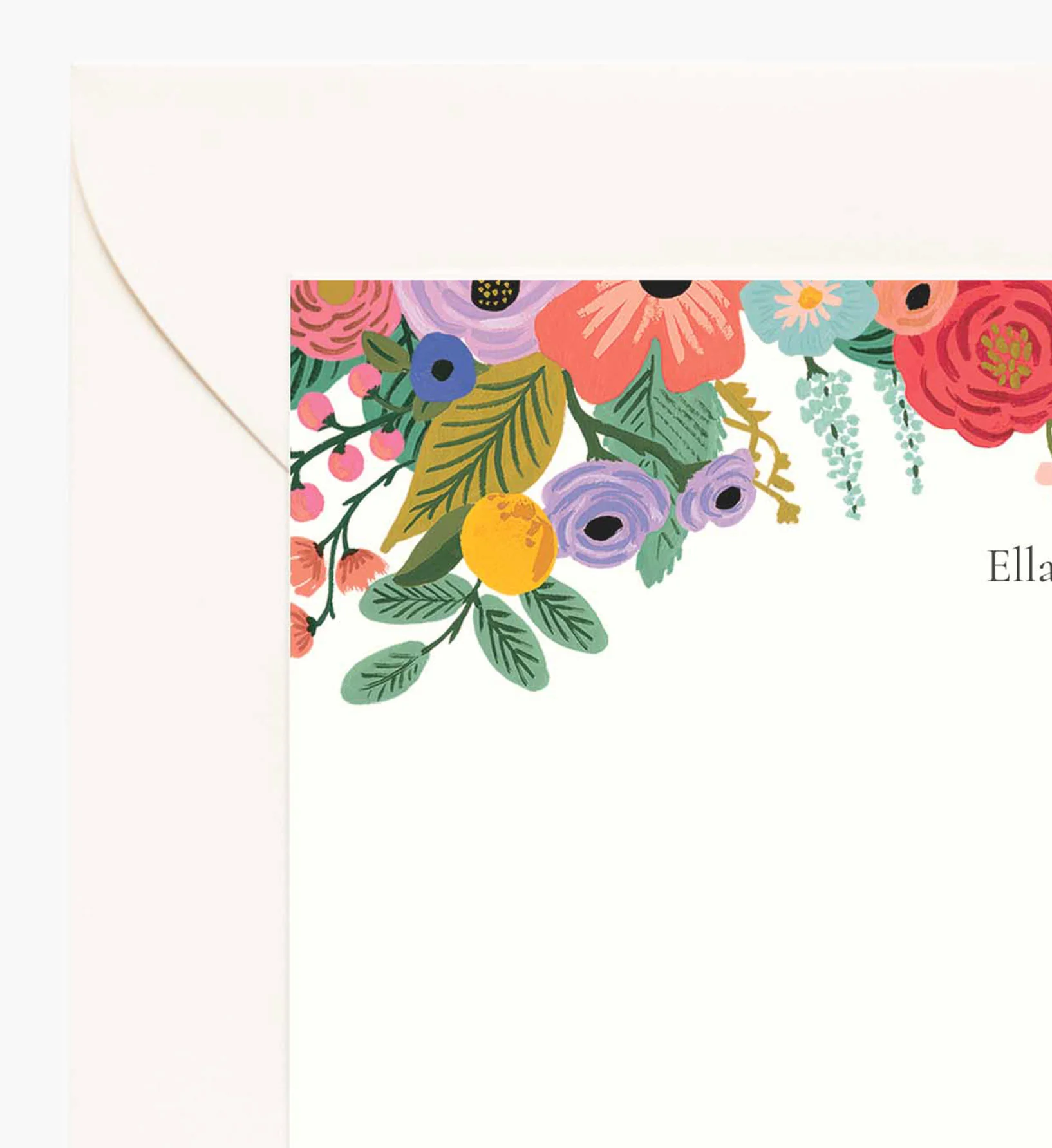 Floral Personalized Stationery - Garden Party - Image 2