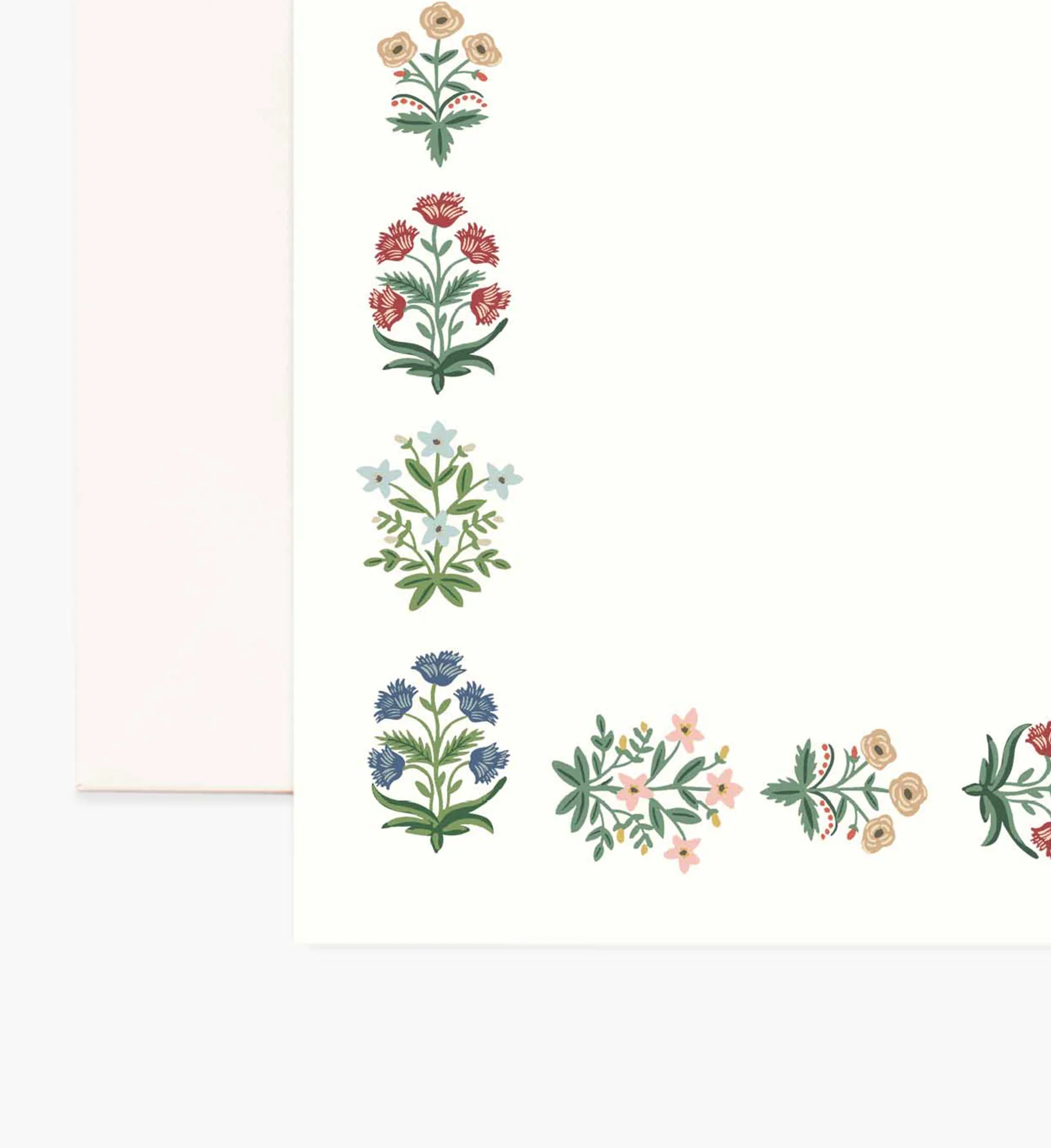 Floral Personalized Stationery - Mughal Rose - Image 2