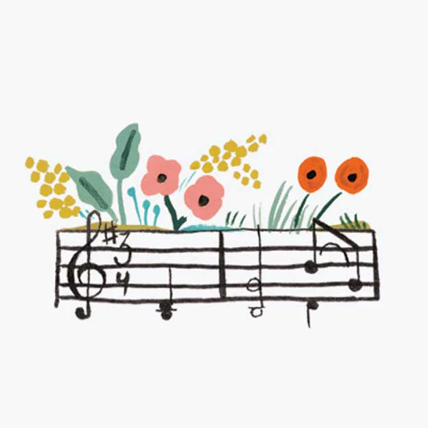 Arts Personalized Stationery  - Music Notes - Image 2