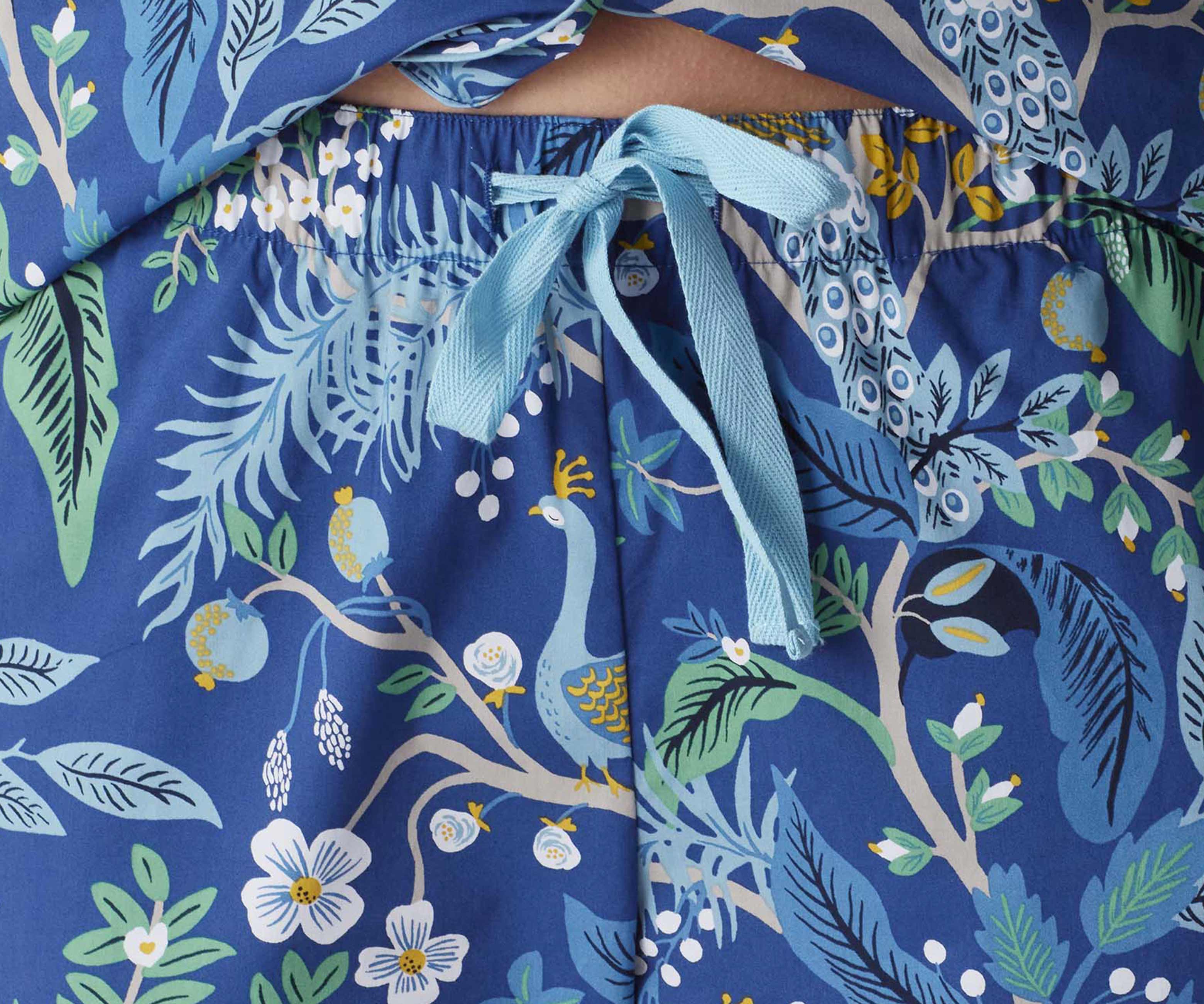 Poplin Button Front Long Set - Peacock - Image 6