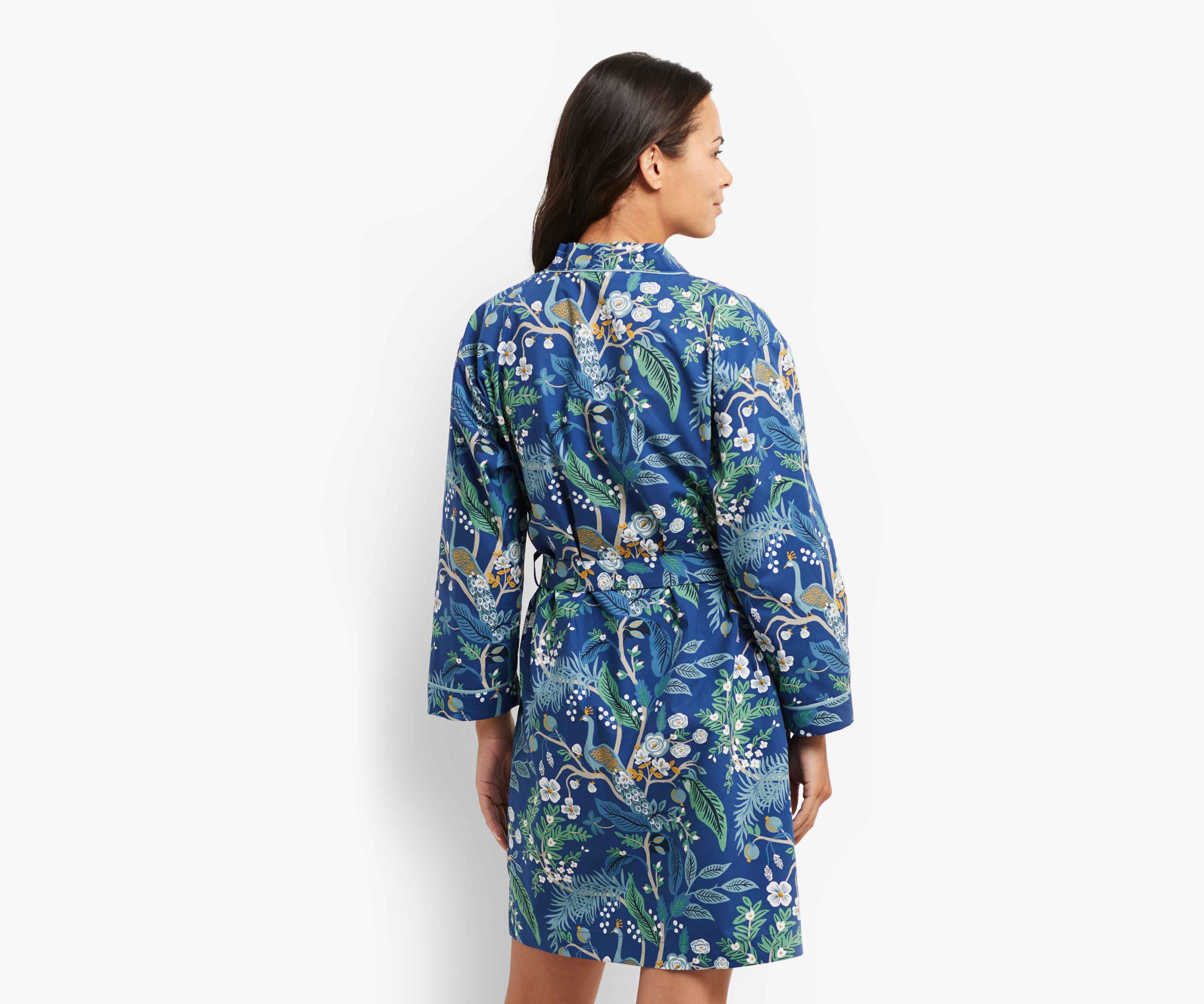 Poplin Robe - Peacock - Image 2