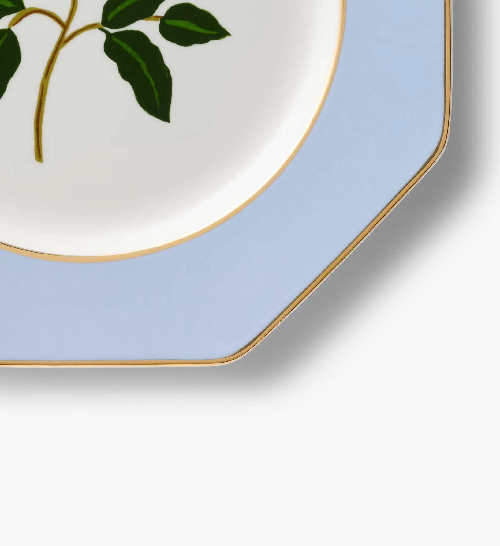 Porcelain Dessert Plate Set - Roses - Image 5