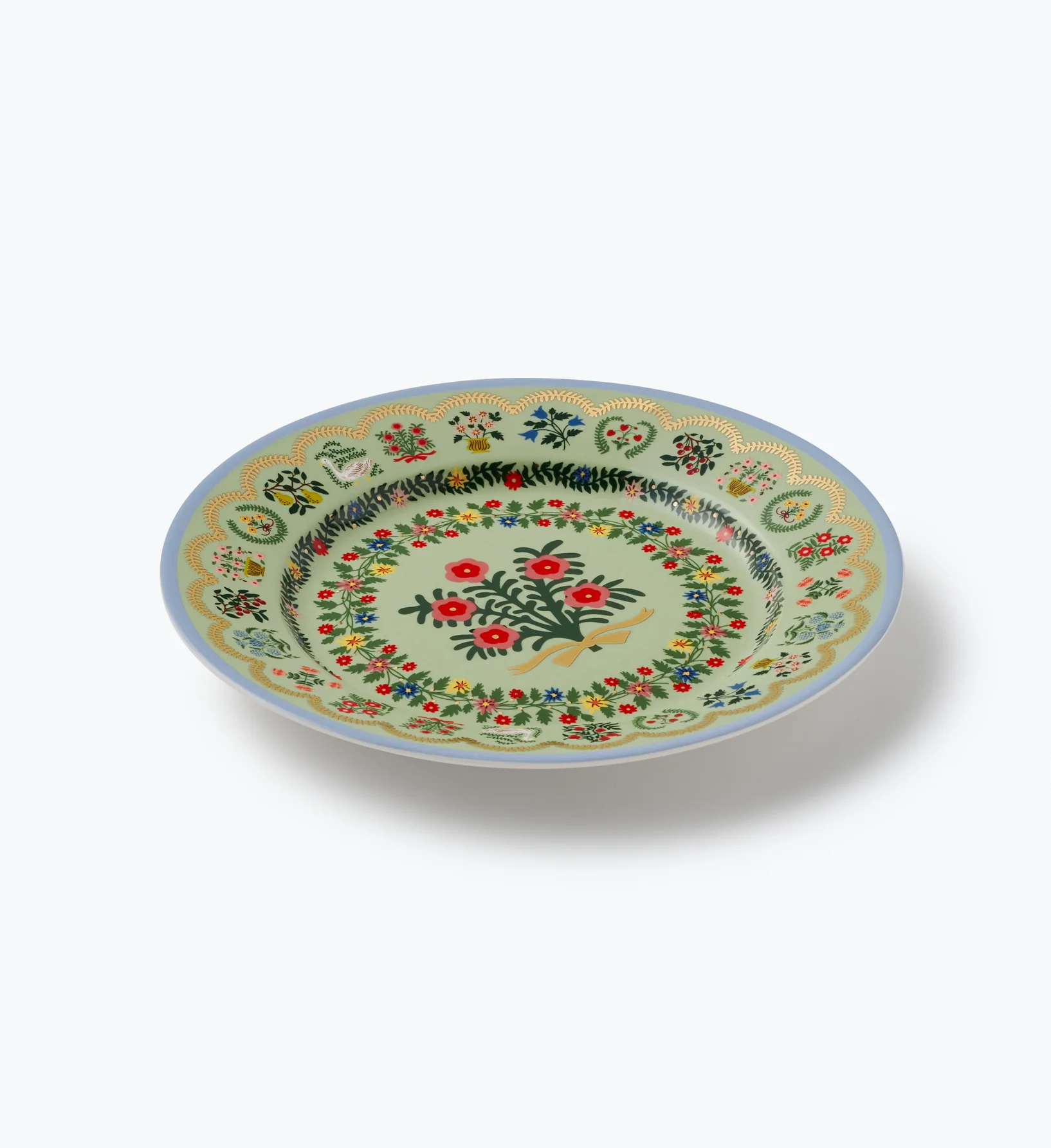 Porcelain Dessert Plate Set - Rosette - Image 12