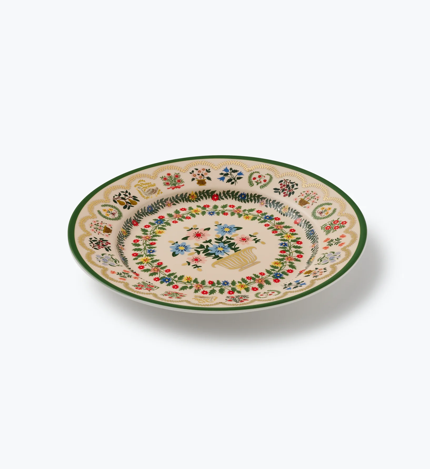 Porcelain Dessert Plate Set - Rosette - Image 13