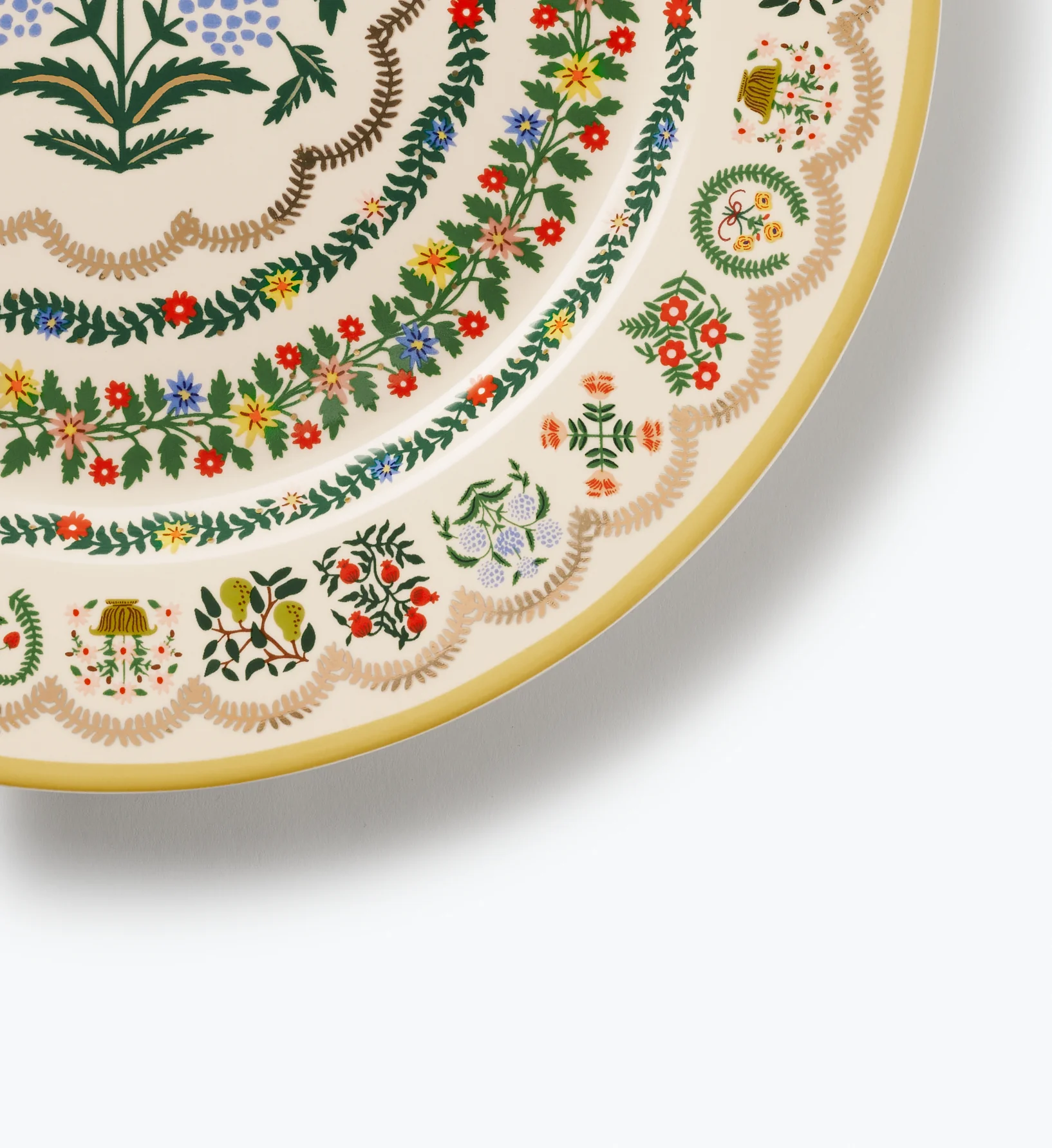 Porcelain Dinner Plate Set - Rosette - Image 2
