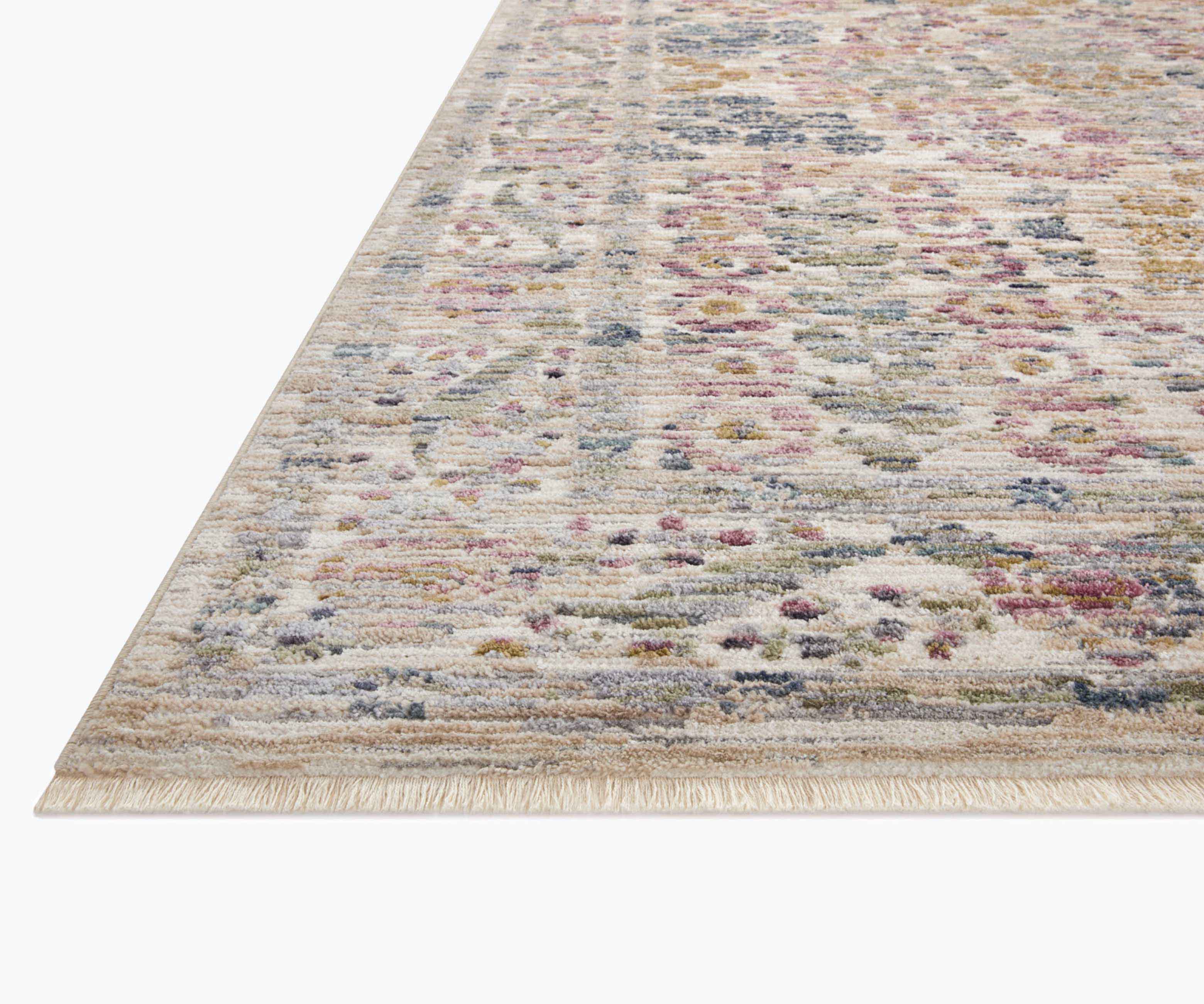 Provence Fleur Power-Loomed Rug - Ivory - Image 2