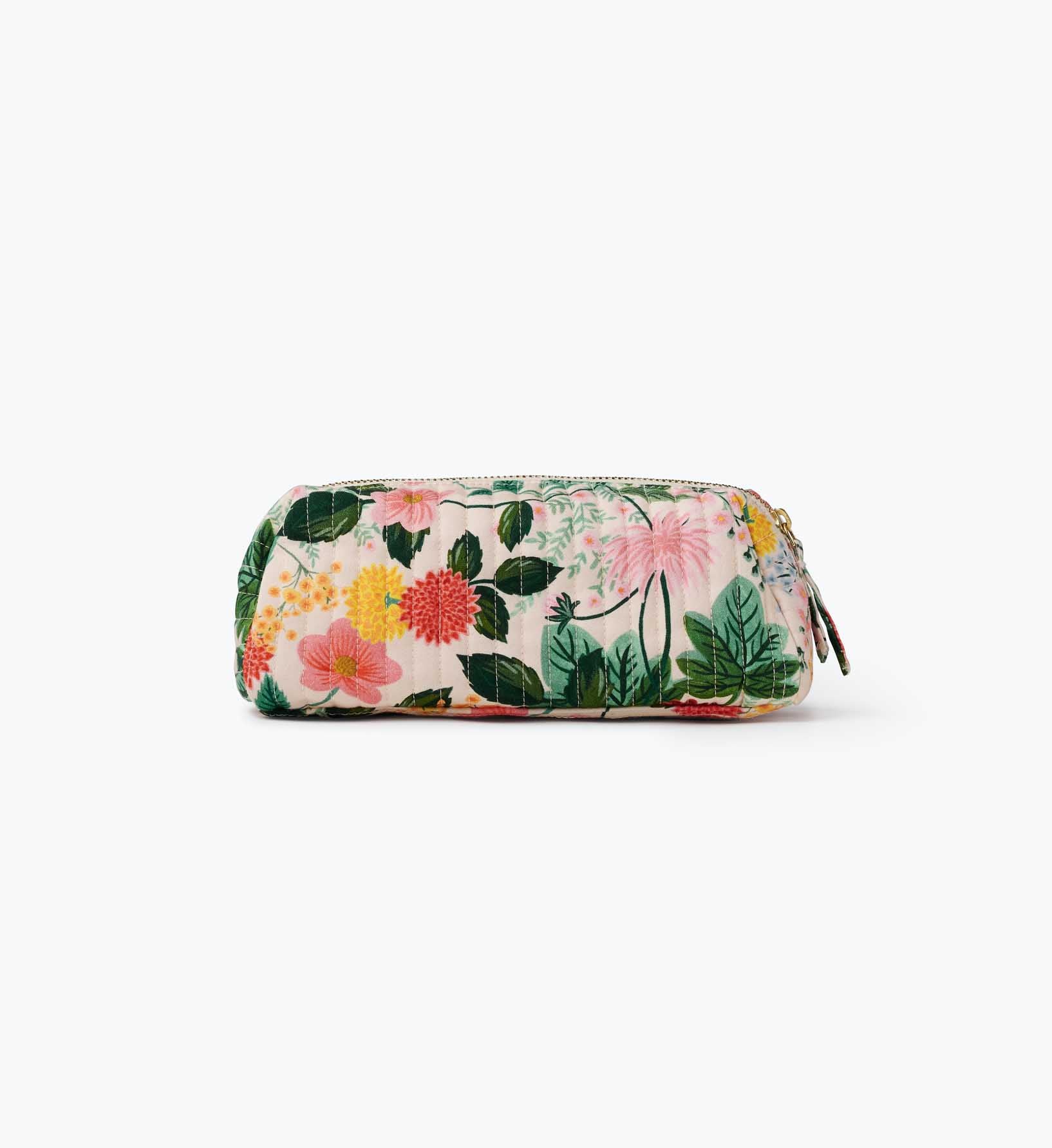 Quilted Small Cosmetic Pouch - Dahlia - Image 3