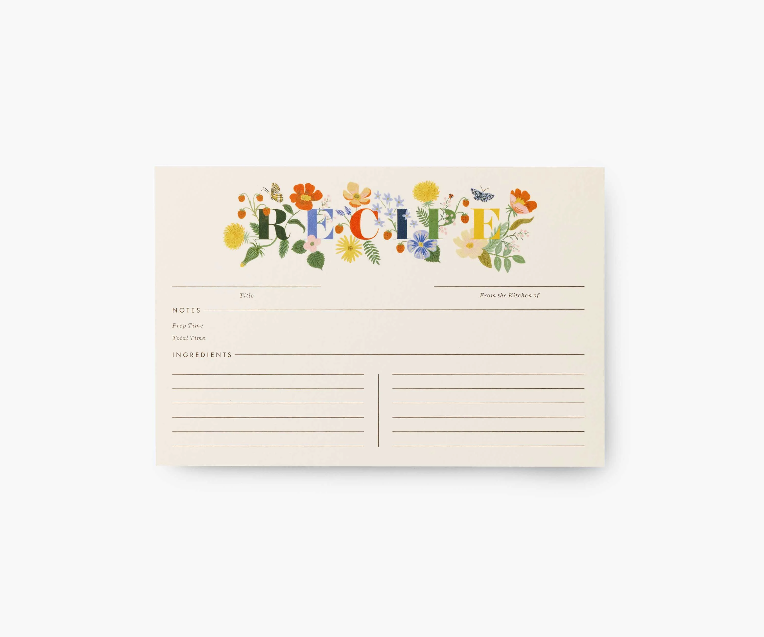 Recipe Cards - Mayfair