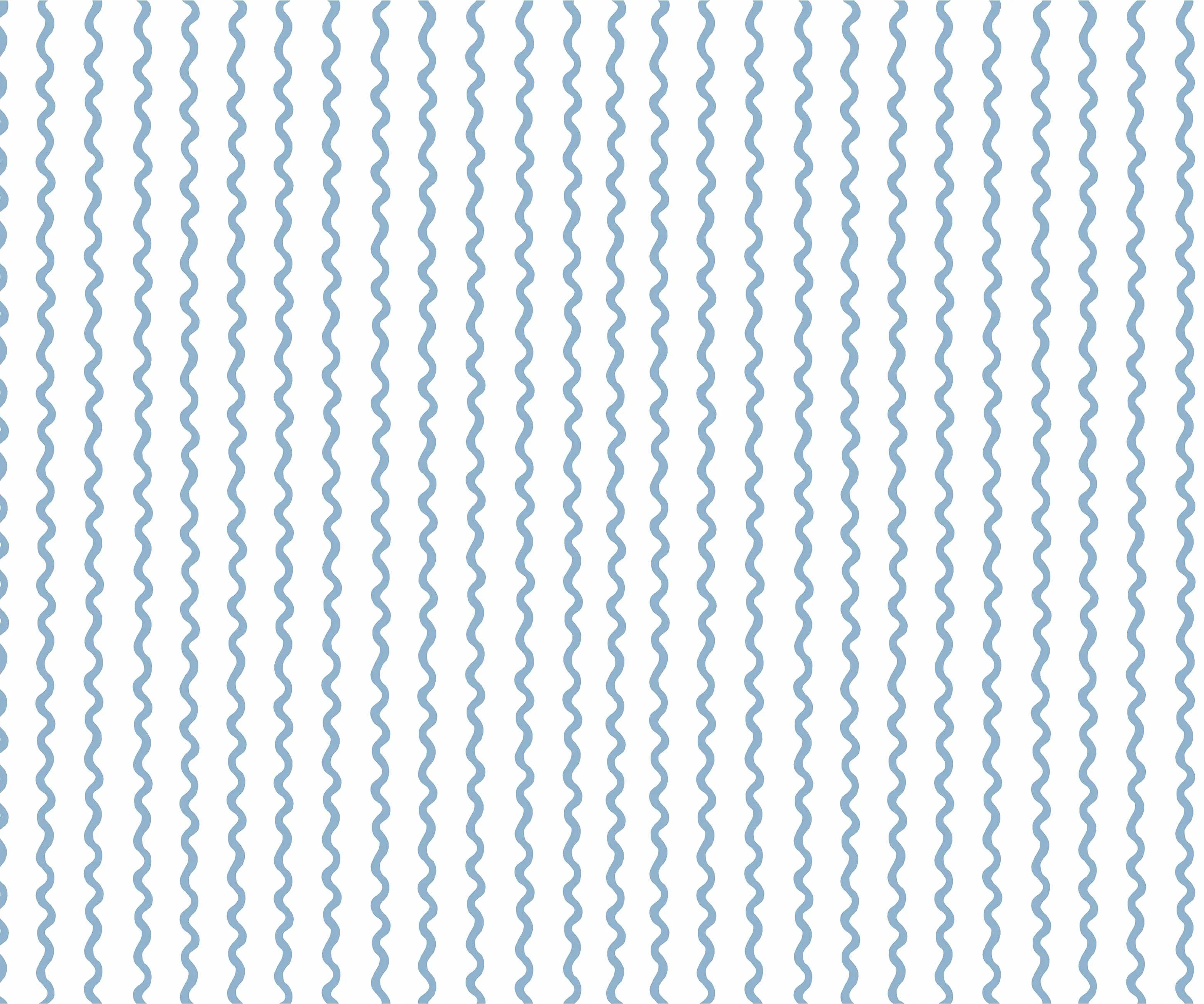 Rickrack Wallpaper - Blue - Image 2