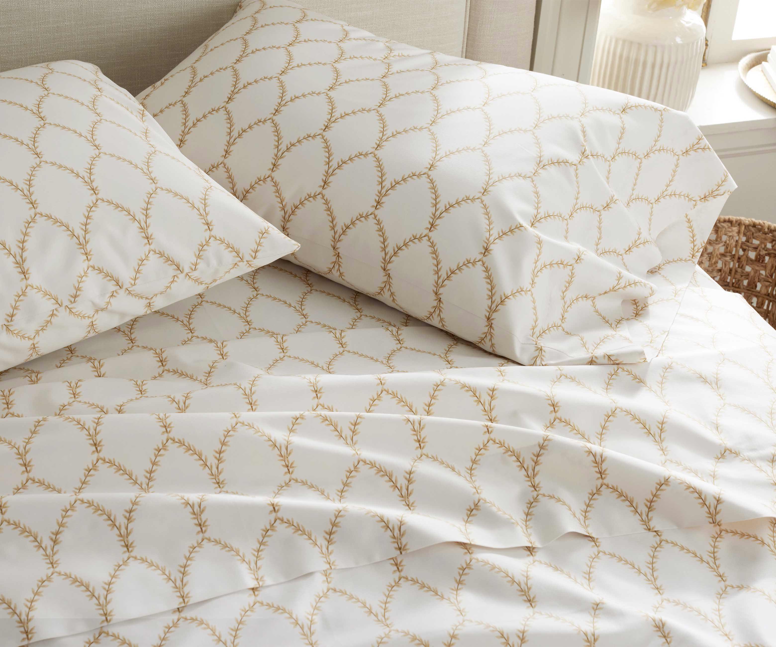 Sateen Flat Sheet - Laurel Metallic Gold - Image 7