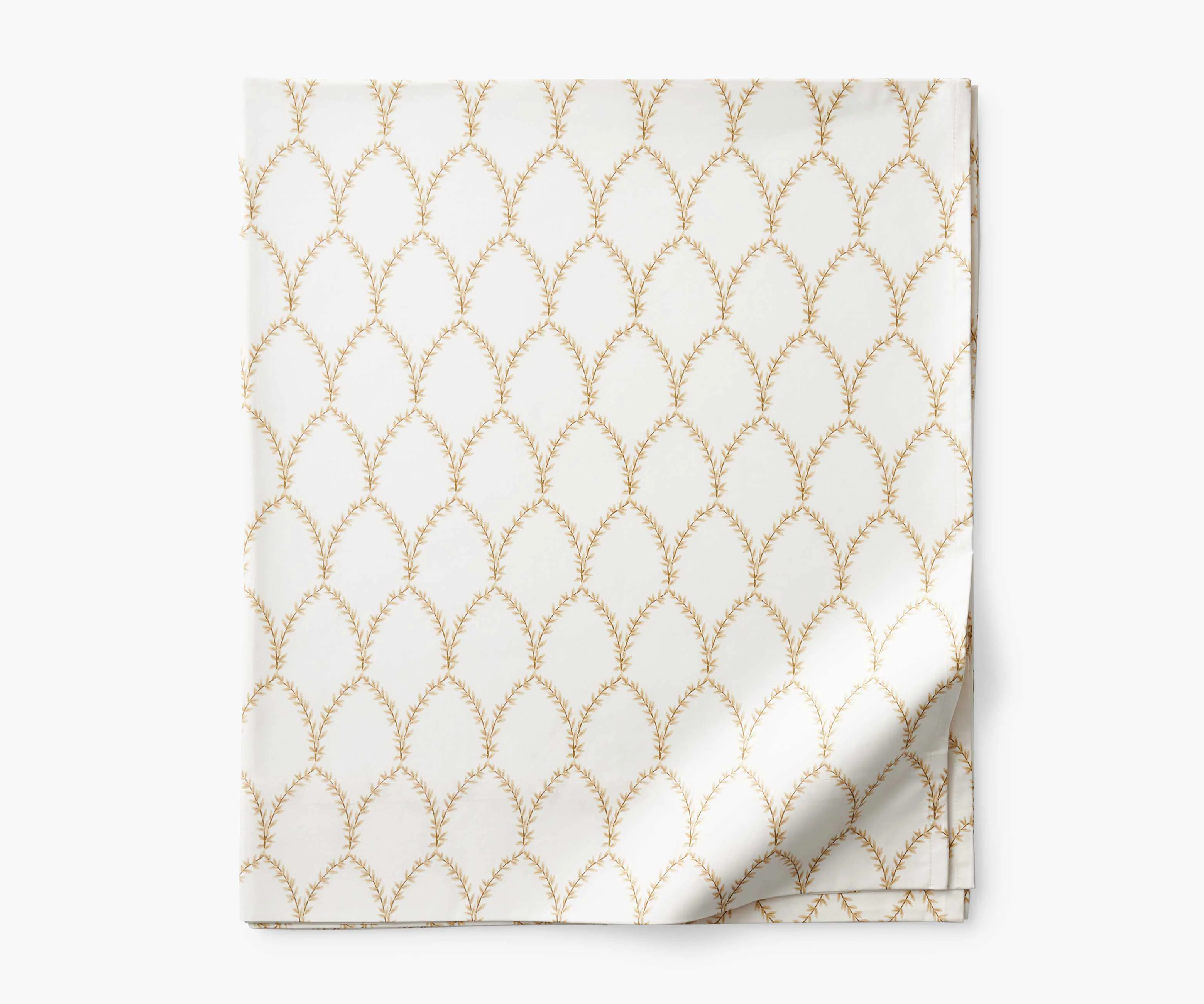 Sateen Flat Sheet - Laurel Metallic Gold - Image 9