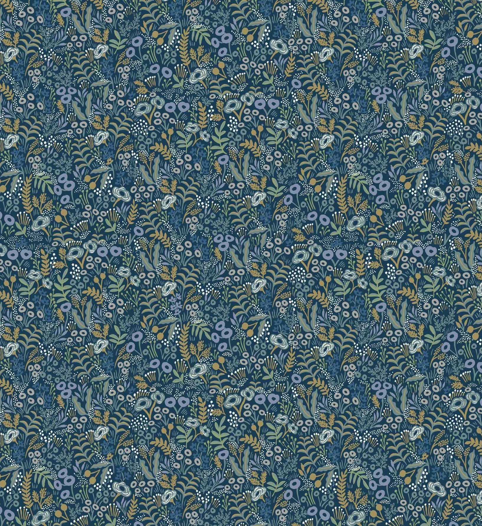Tapestry Wallpaper - Indigo - Image 2