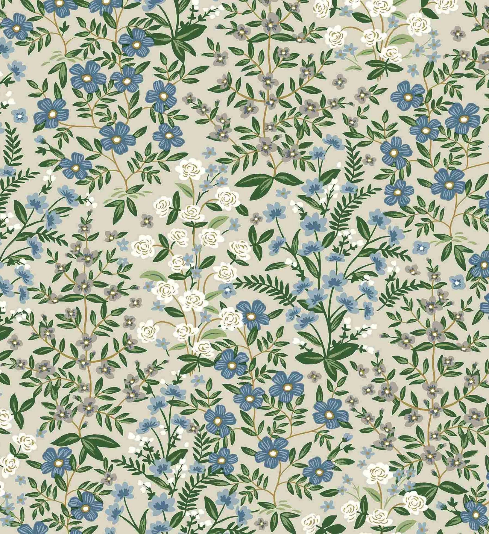 Wildwood Garden Wallpaper - Linen - Image 2