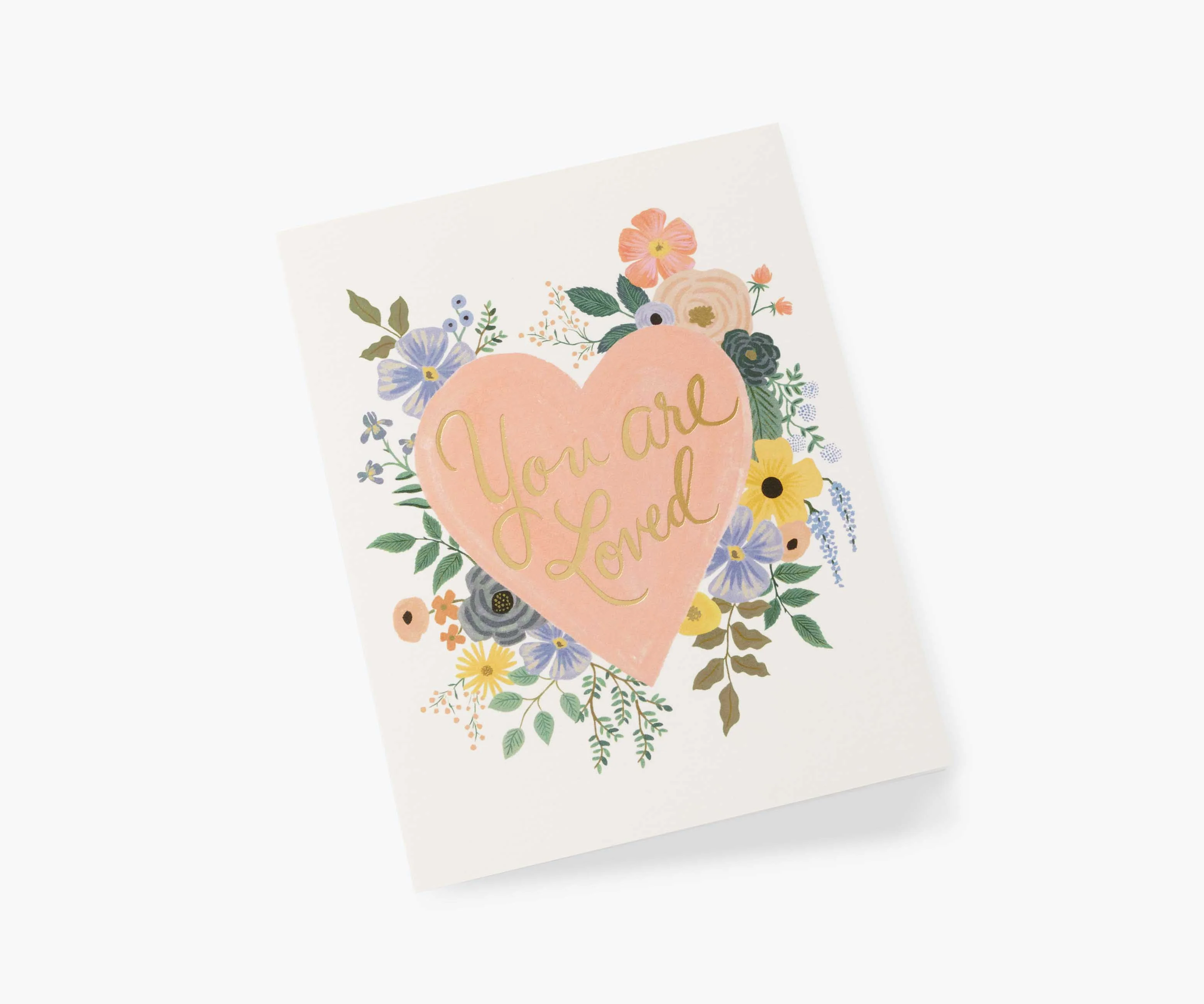 You Are Loved Heart Greeting Card - Image 2